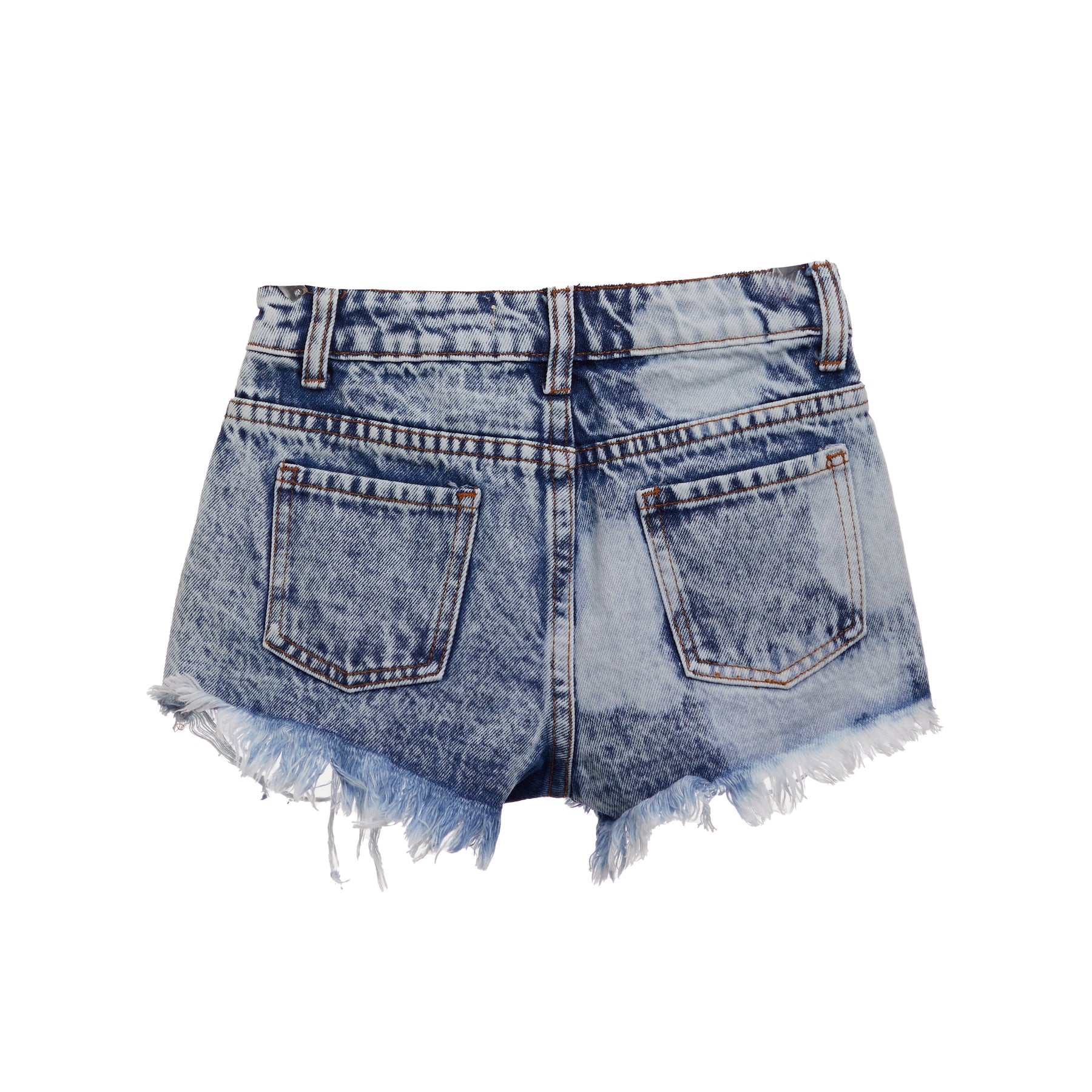 Acid Wash Denim Short