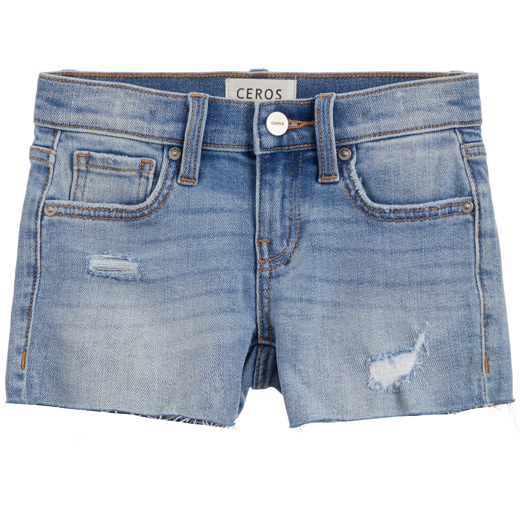 Raw Edge Denim Short