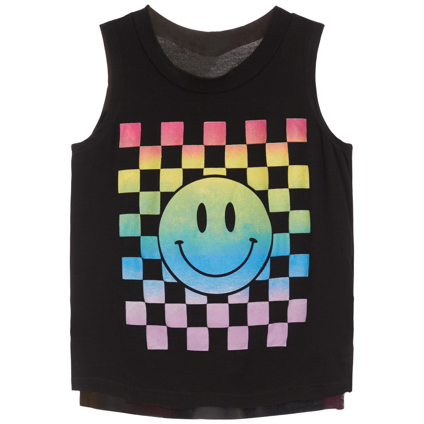 Tank w/ Checkered Smiley