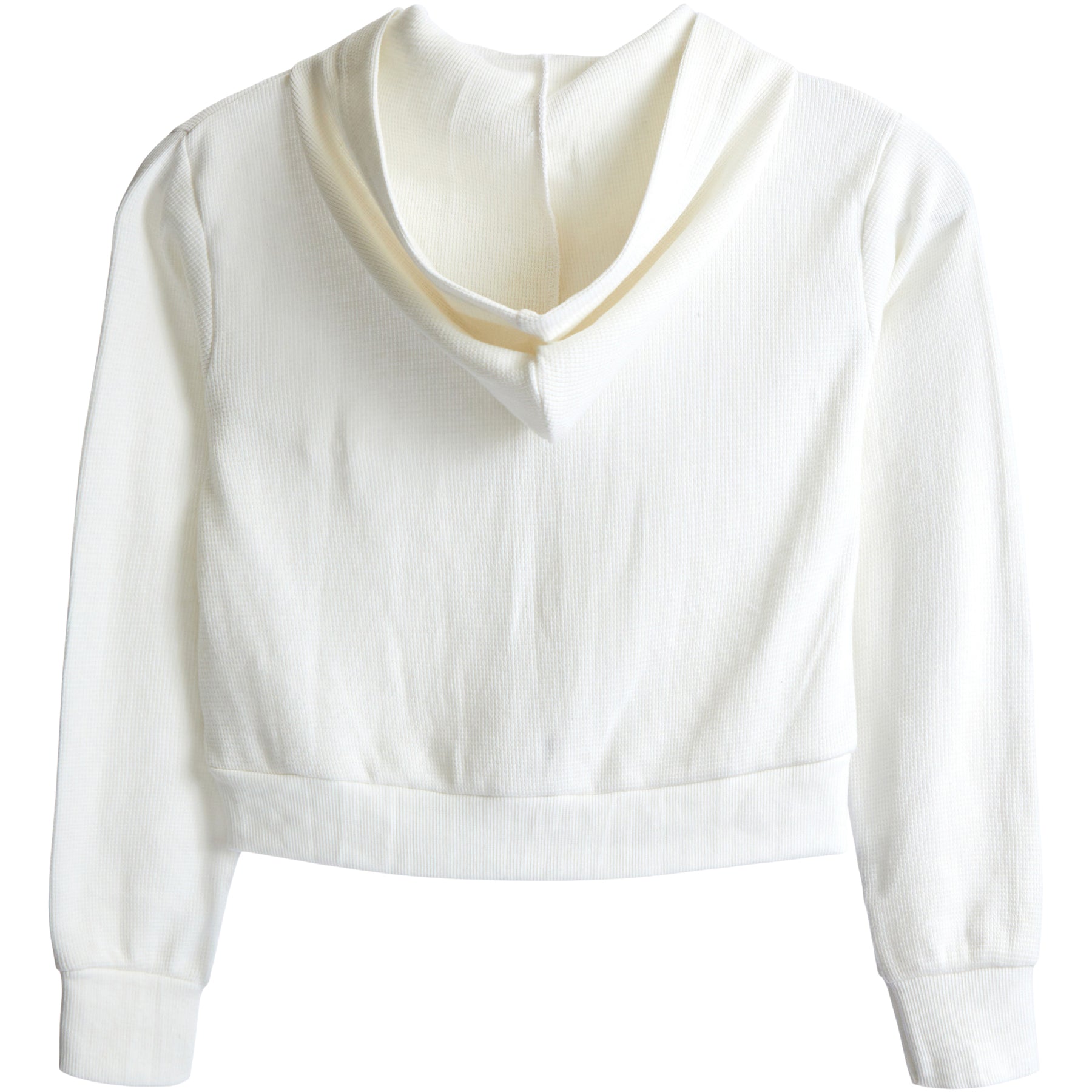 Crop Zip Thermal Hoodie