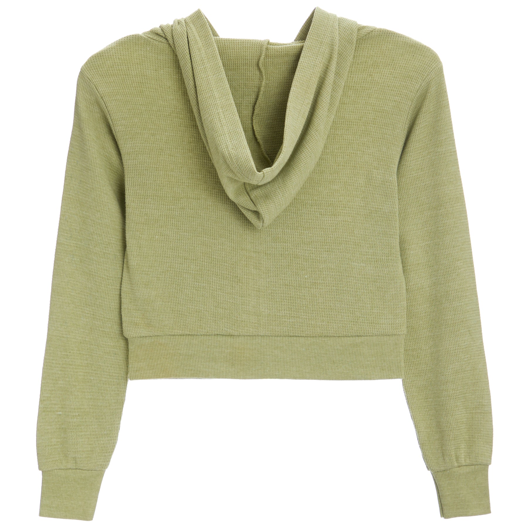 Crop Zip Thermal Hoodie