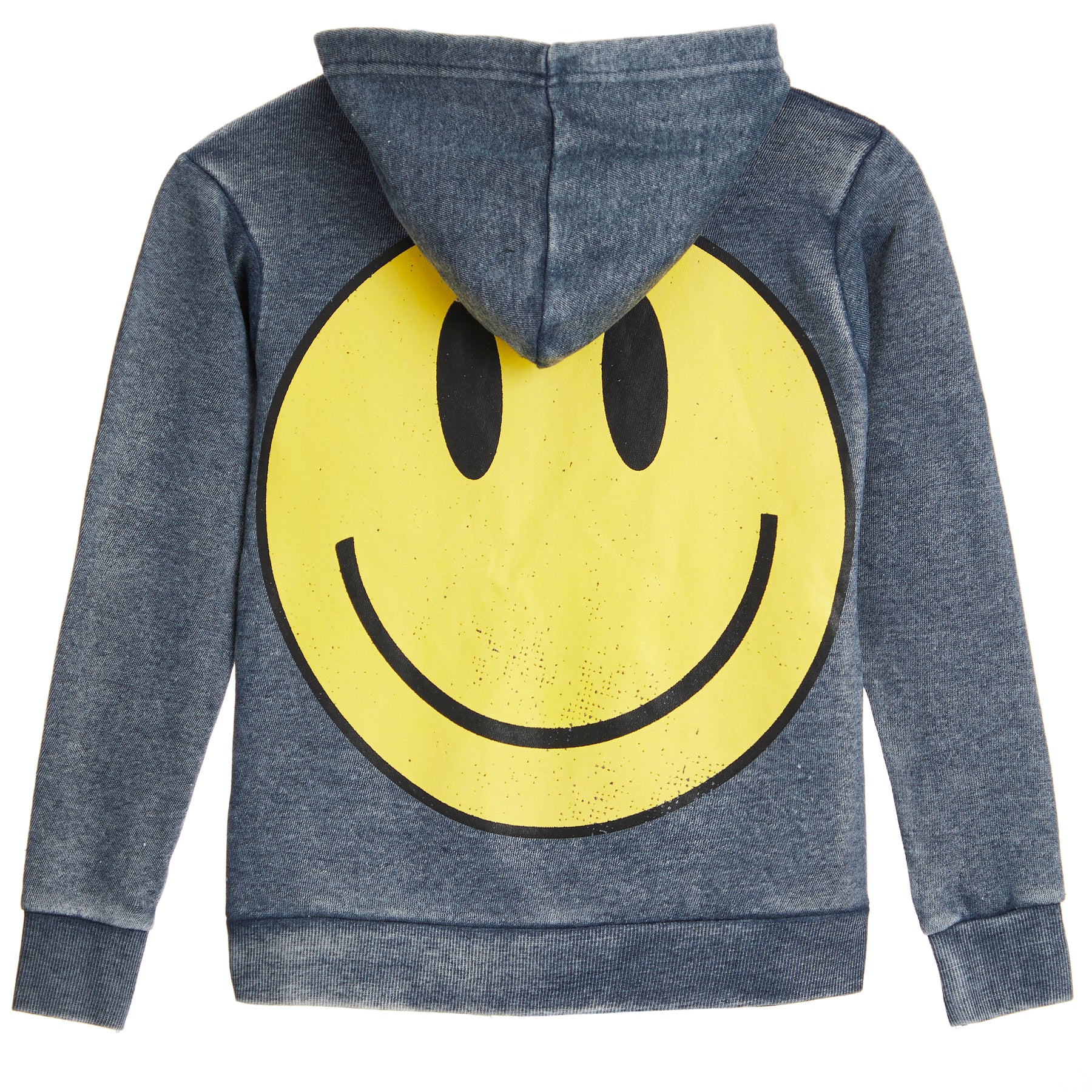 Love Smile Burnout Zip Hoodie