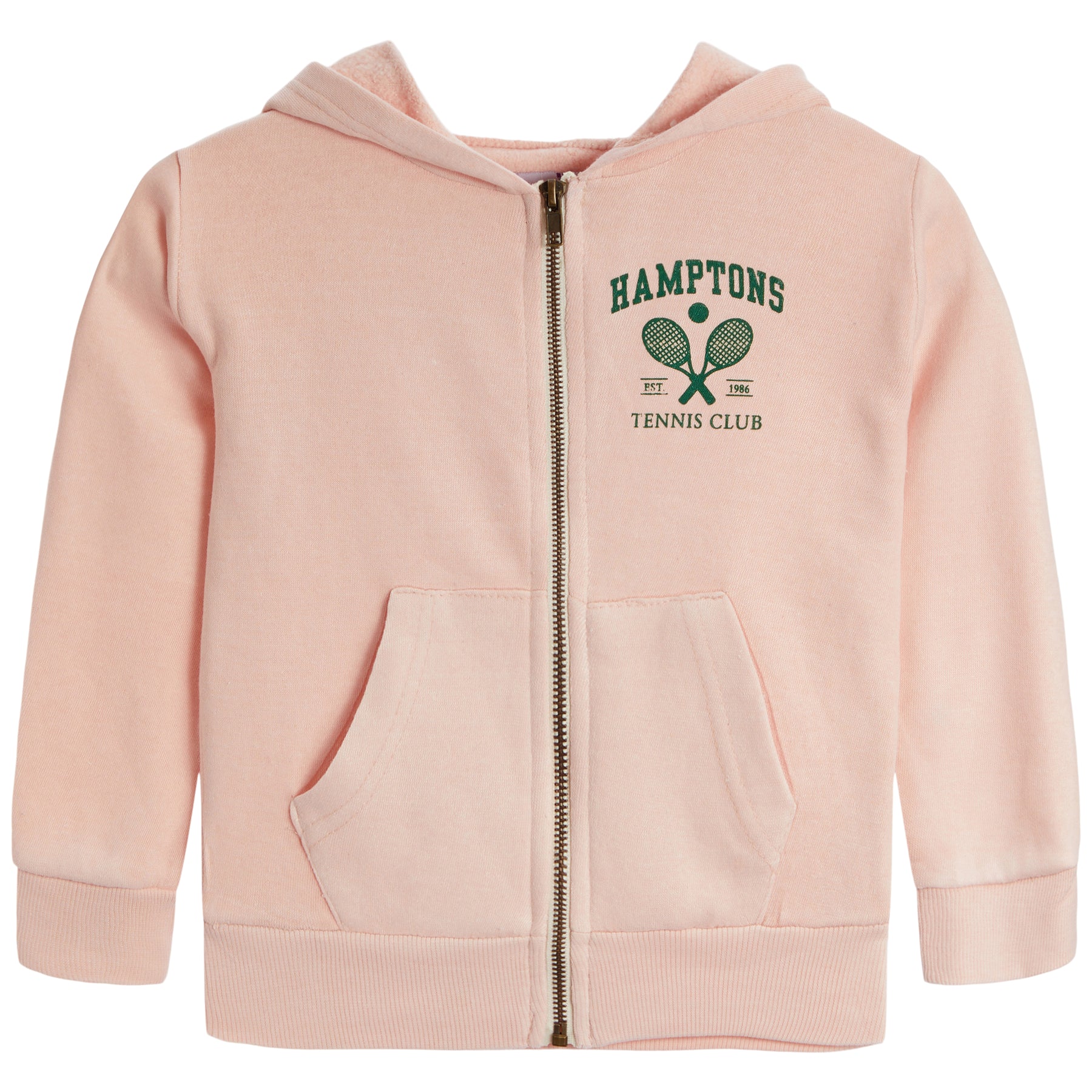 Burnout Zip Hoodie Hamptons