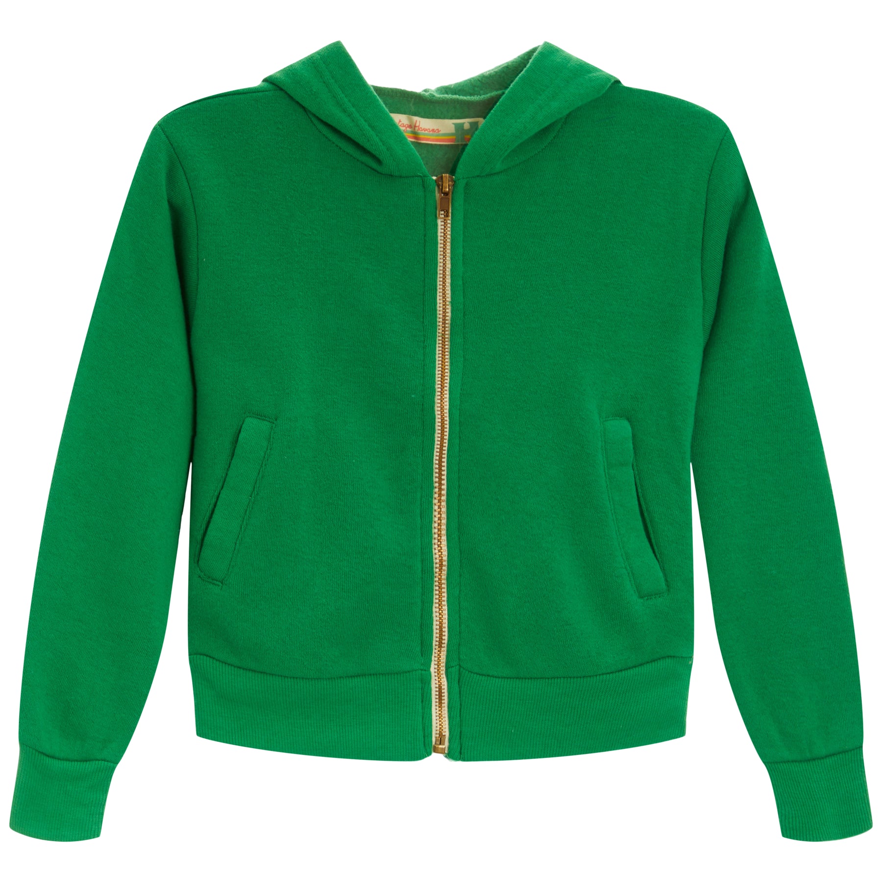 Slit Pocket Crop Hoodie