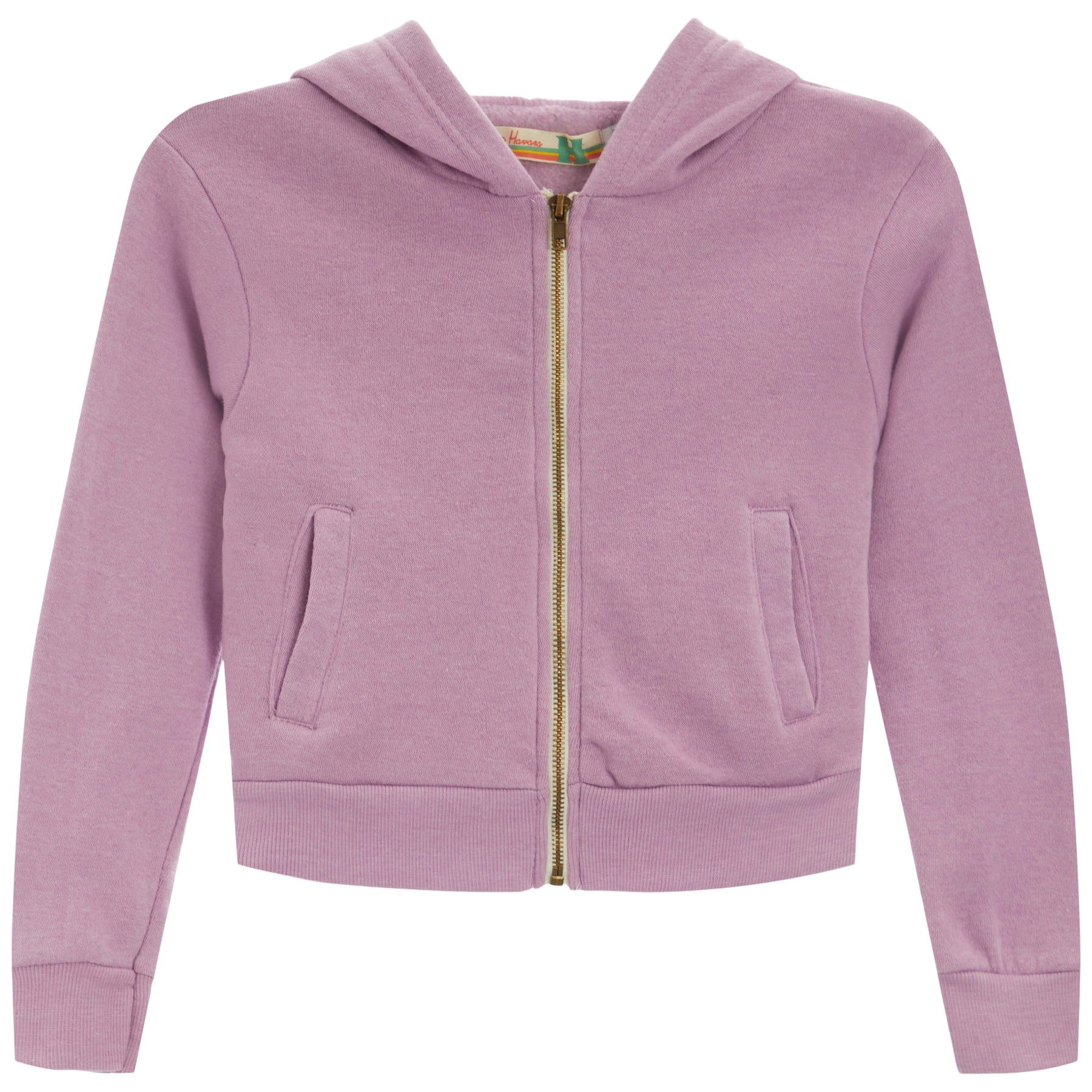 Slit Pocket Crop Hoodie