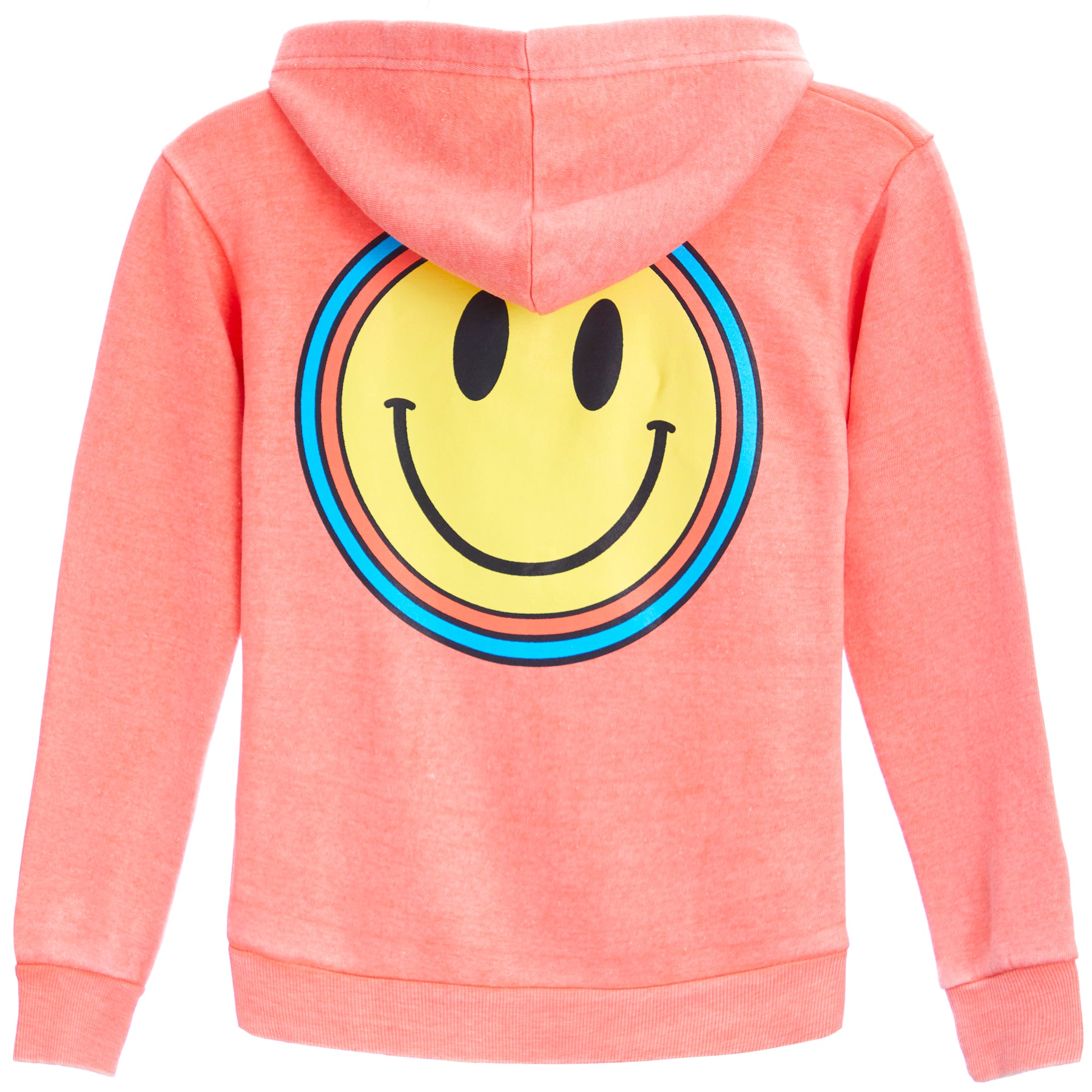 Smiley Outline Zip Hoodie