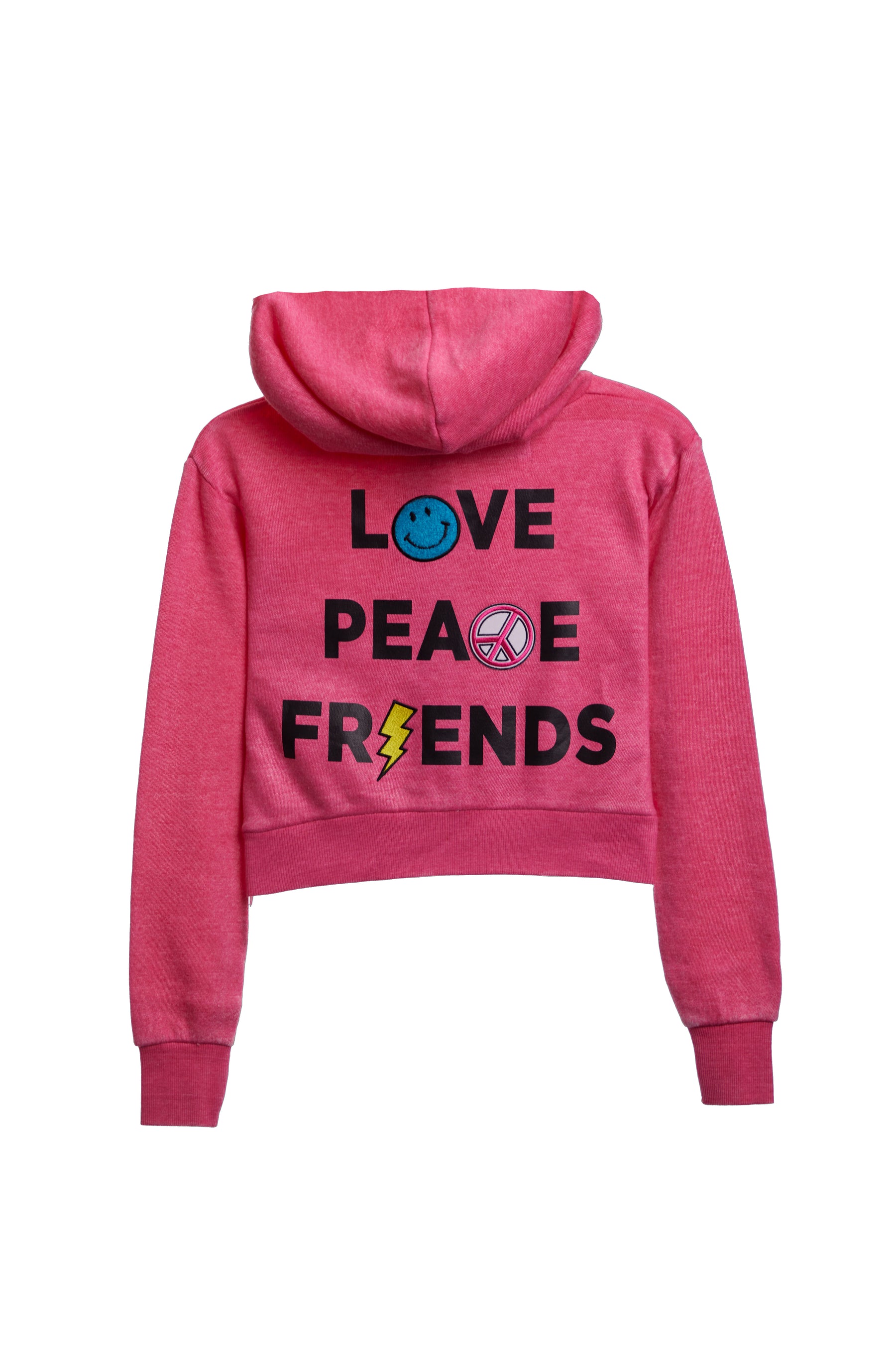 Peace Love Friends Zip Up Hoodie
