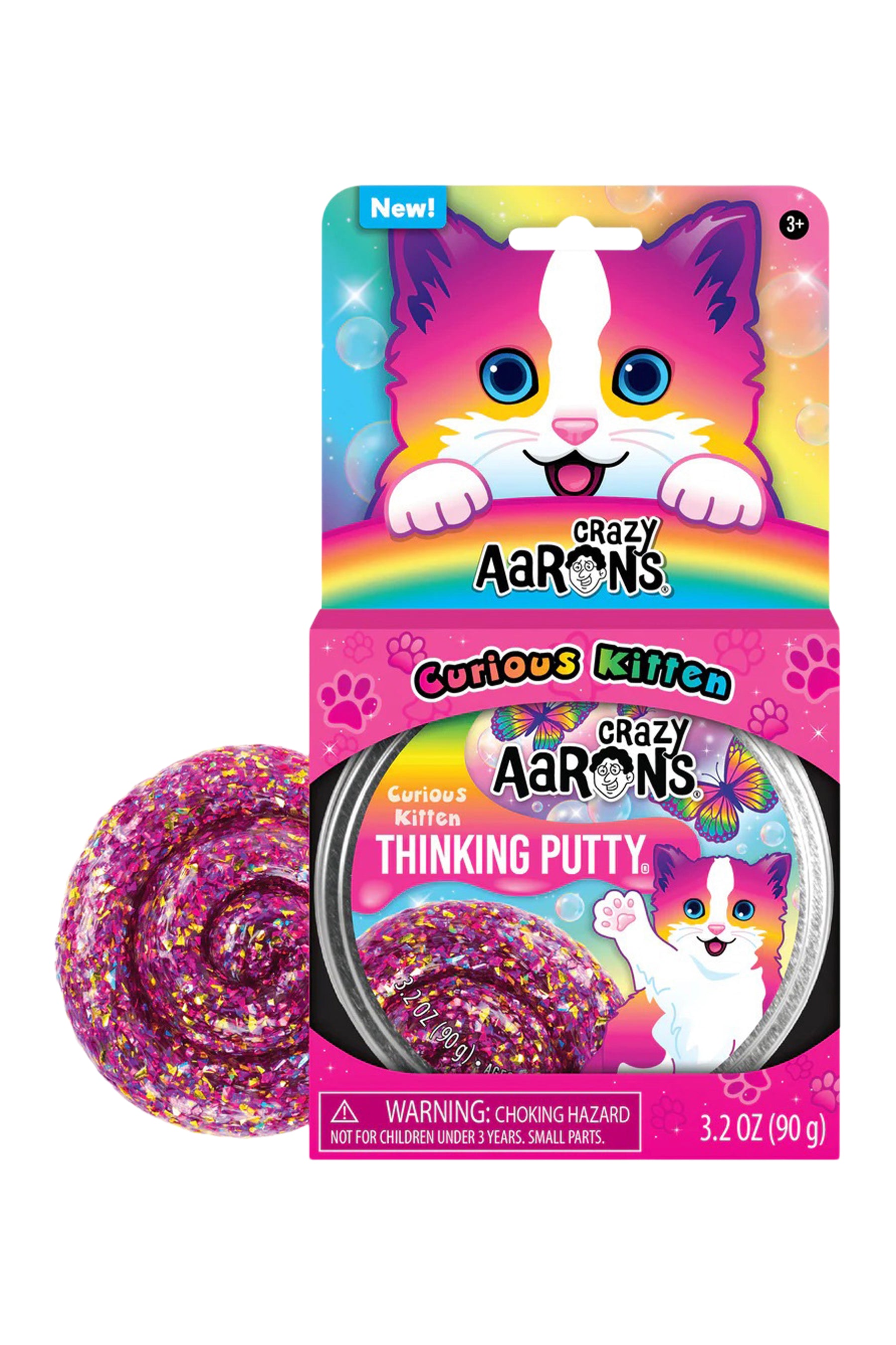 Putty Pets Curious Kitten Thinking Putty