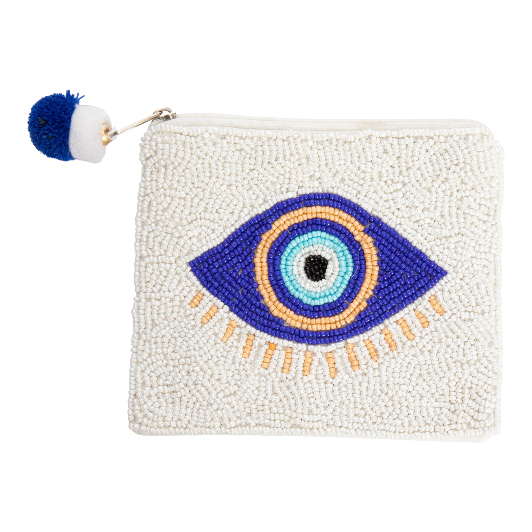 Evil Eye Beaded Purse