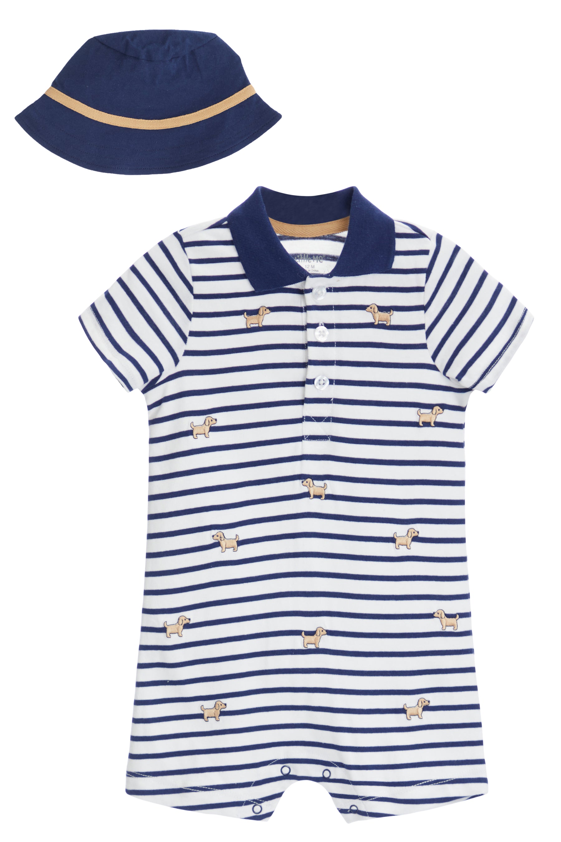 Puppies Romper with Hat