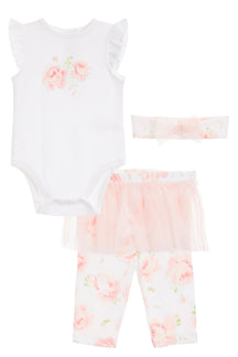 Roses Skirted Legging Set