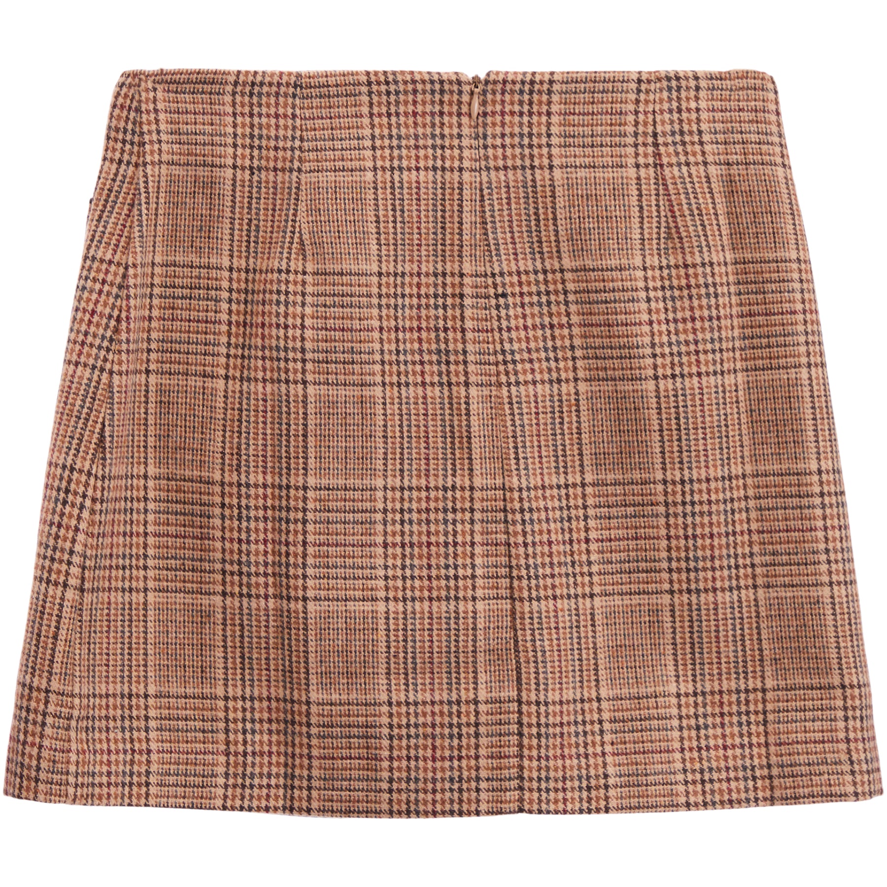 Driftwood Darling Plaid Mini Skirt