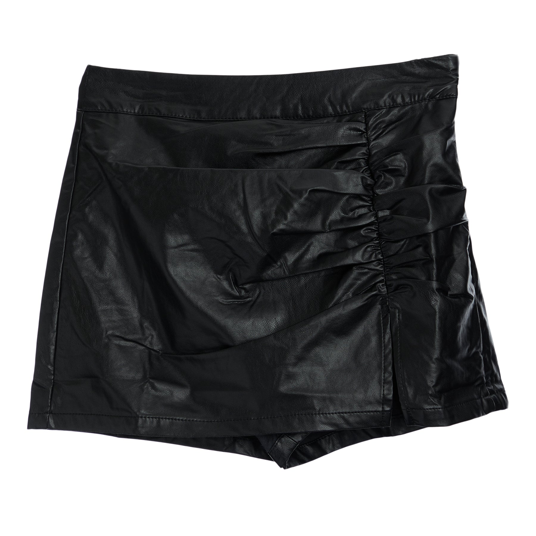Vegan Leather Skort