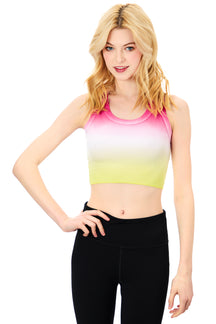Livi Ribbed Dip Dye Tank
