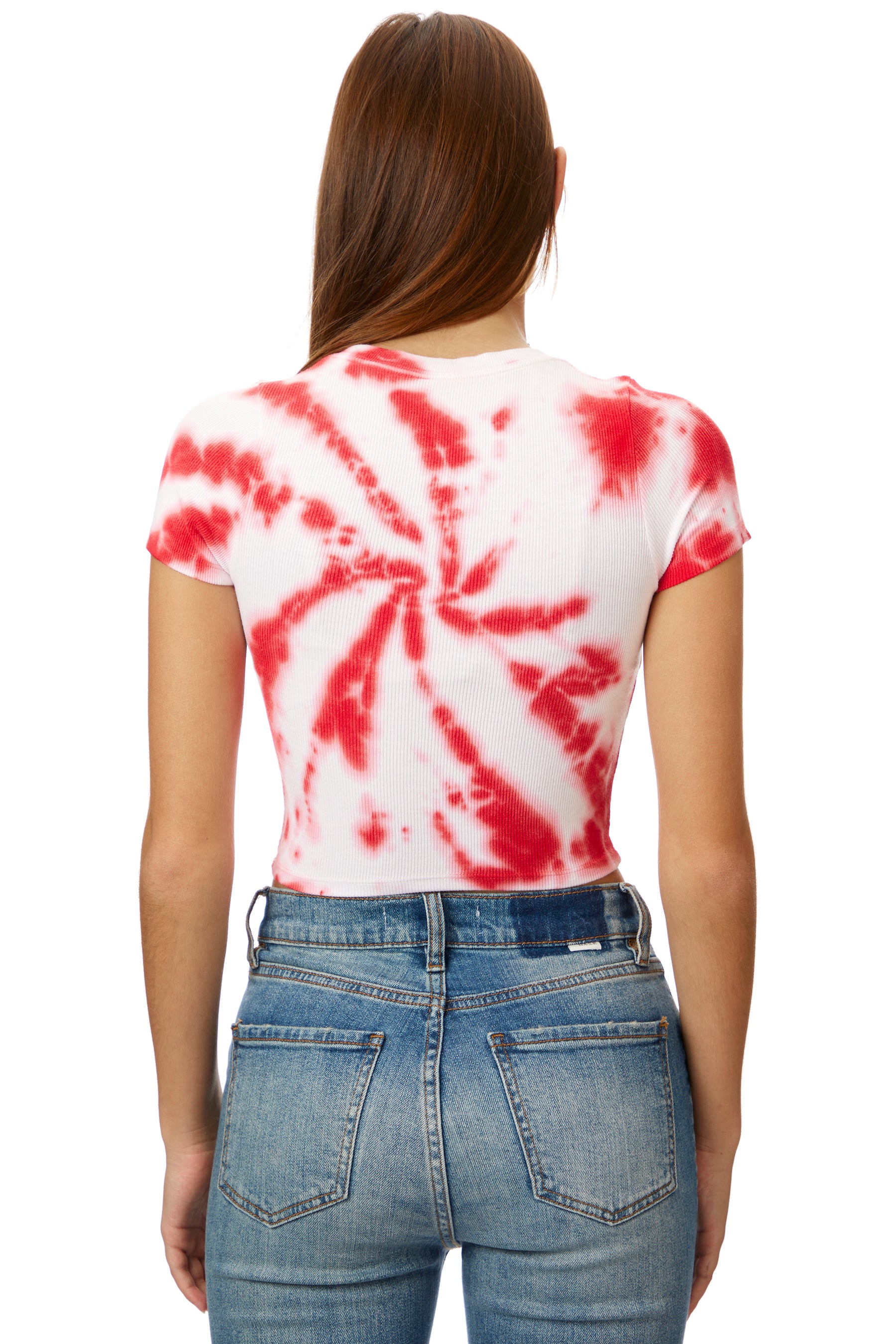 Livi Ribbed Tie Dye Tee