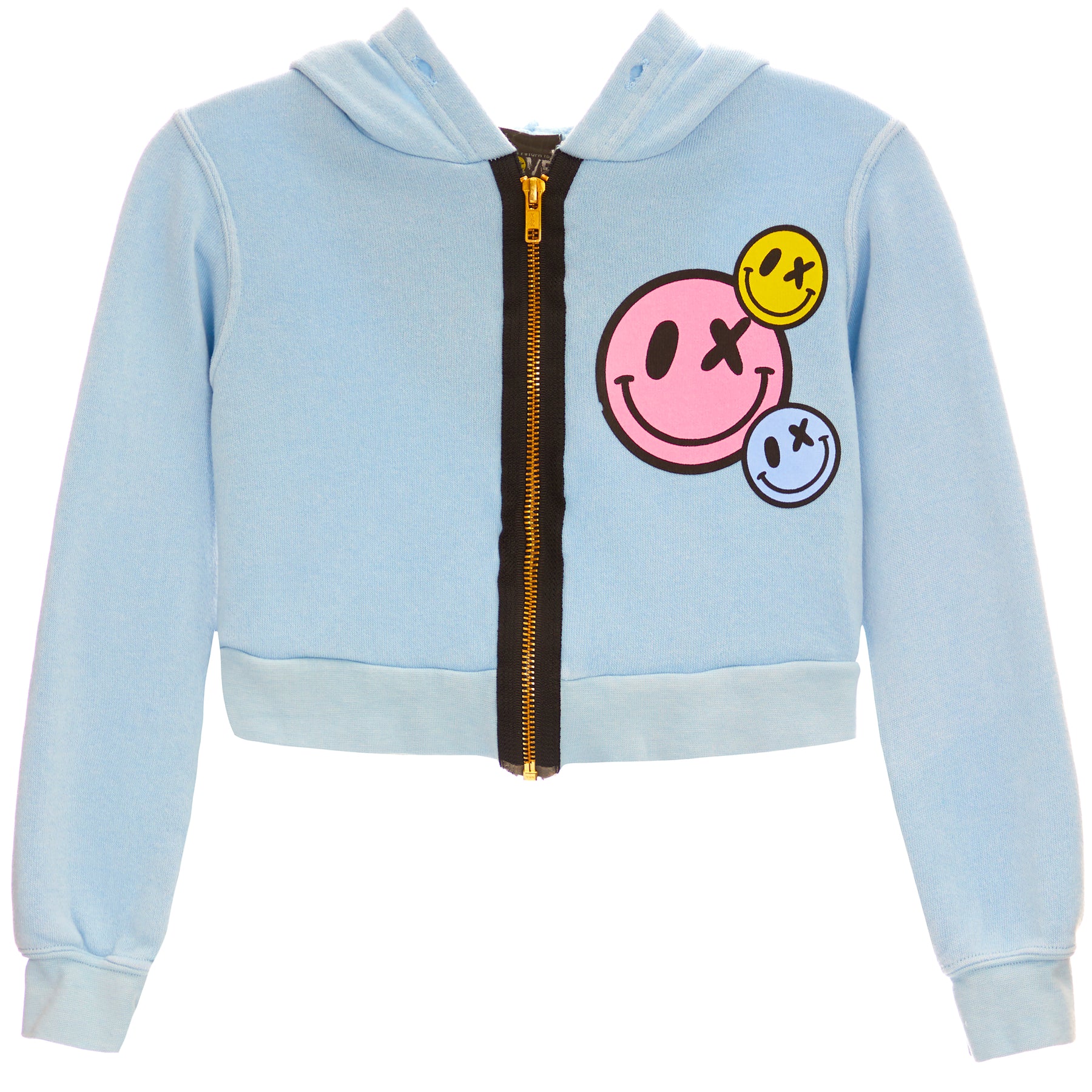 Zip Fleece Hoodie All Smiles