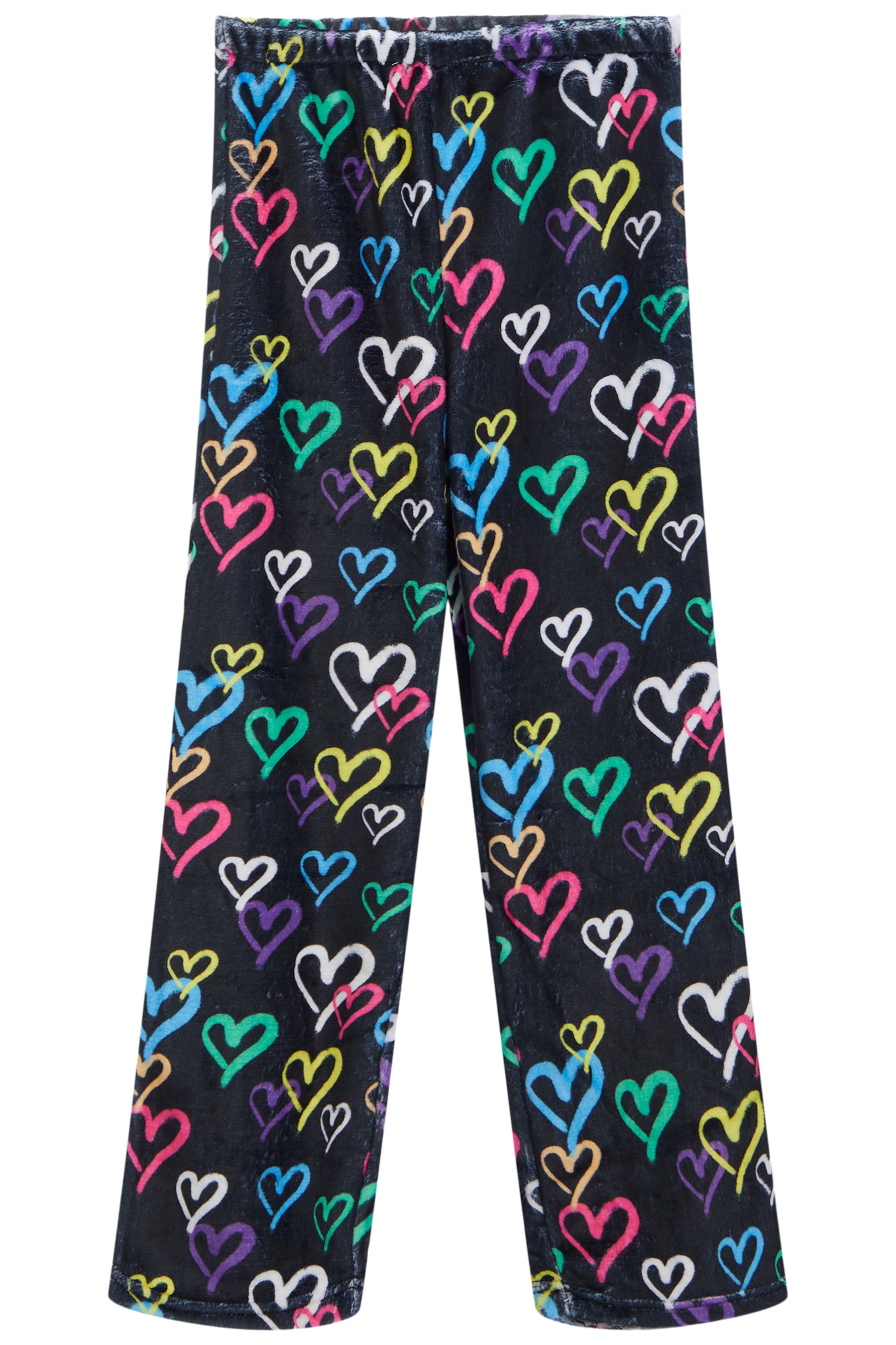 Graffiti Heart Fuzzy Lounge Pant