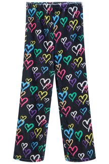 Graffiti Heart Fuzzy Lounge Pant