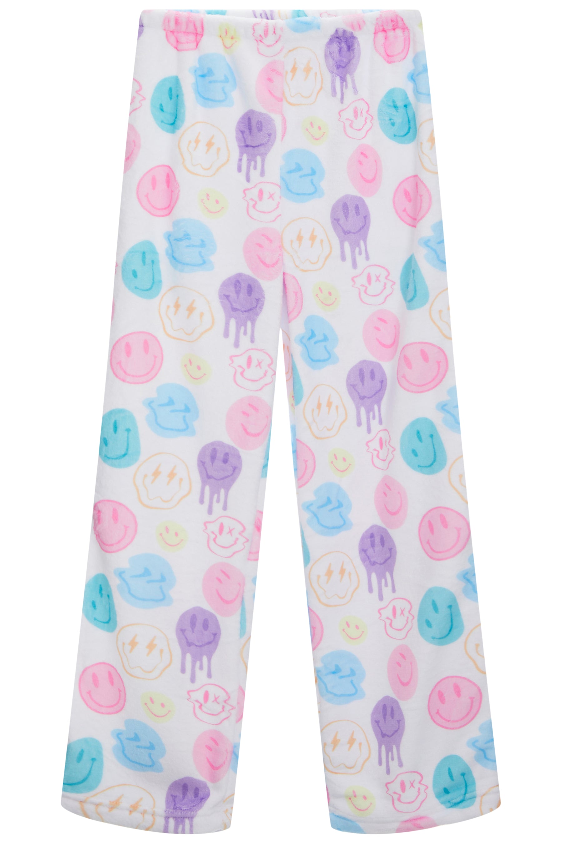 Pastel Smiley Fuzzy Lounge Pant