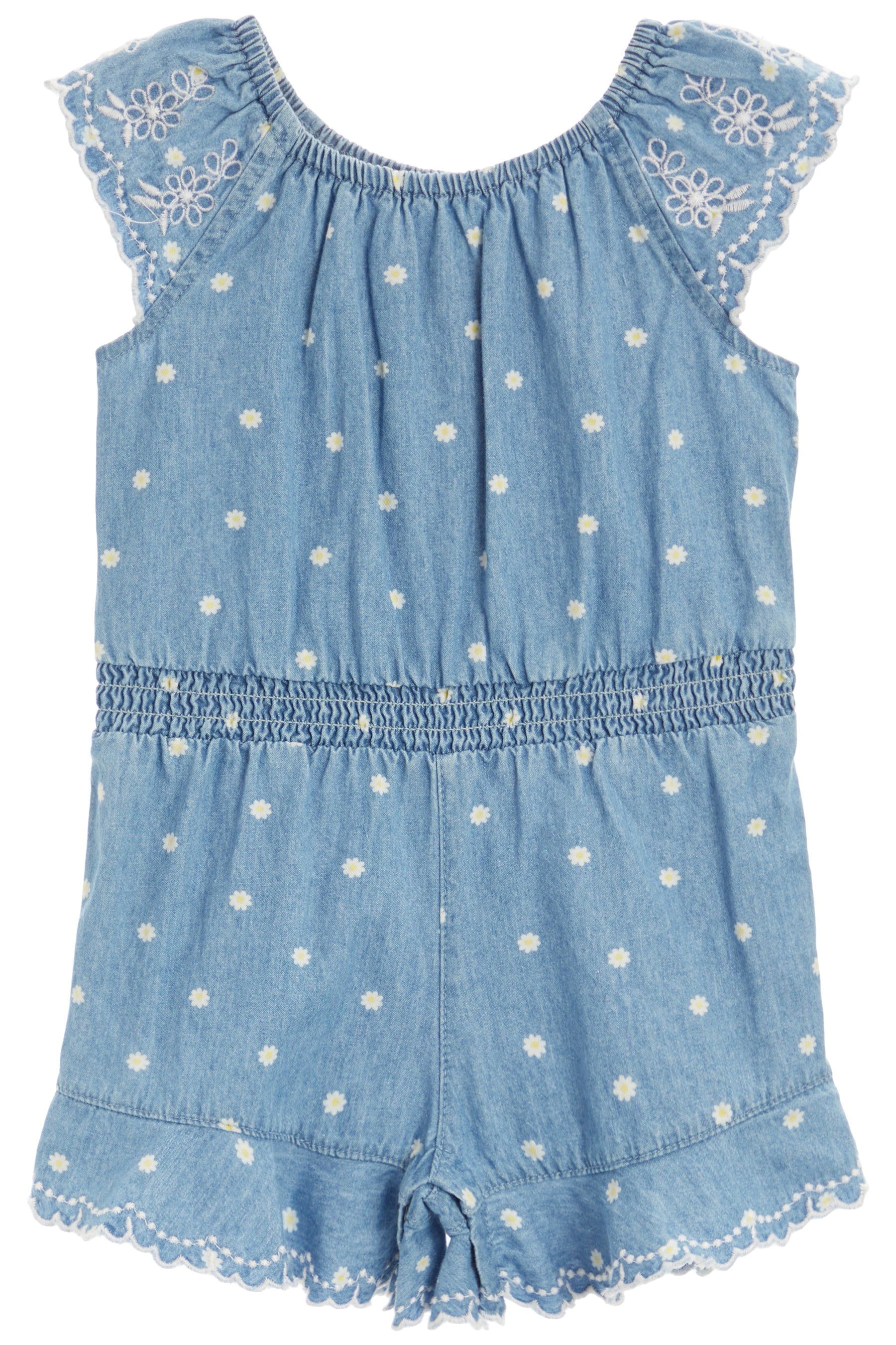 Chambray Woven Romper