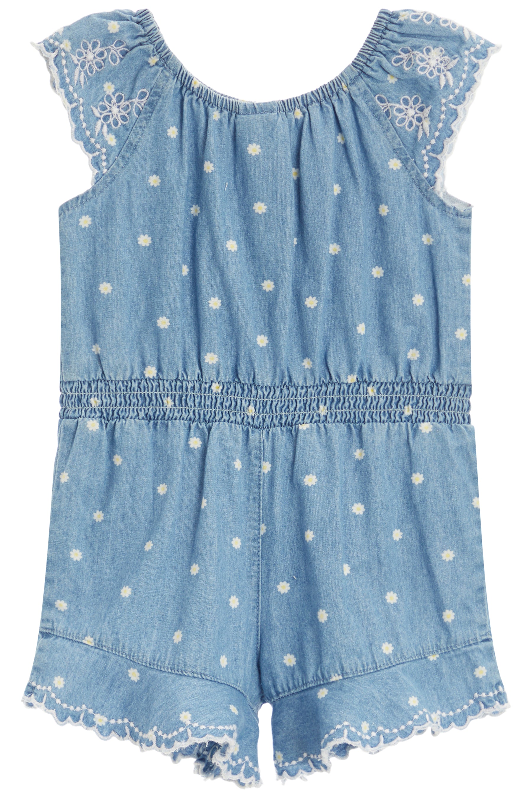 Chambray Woven Romper