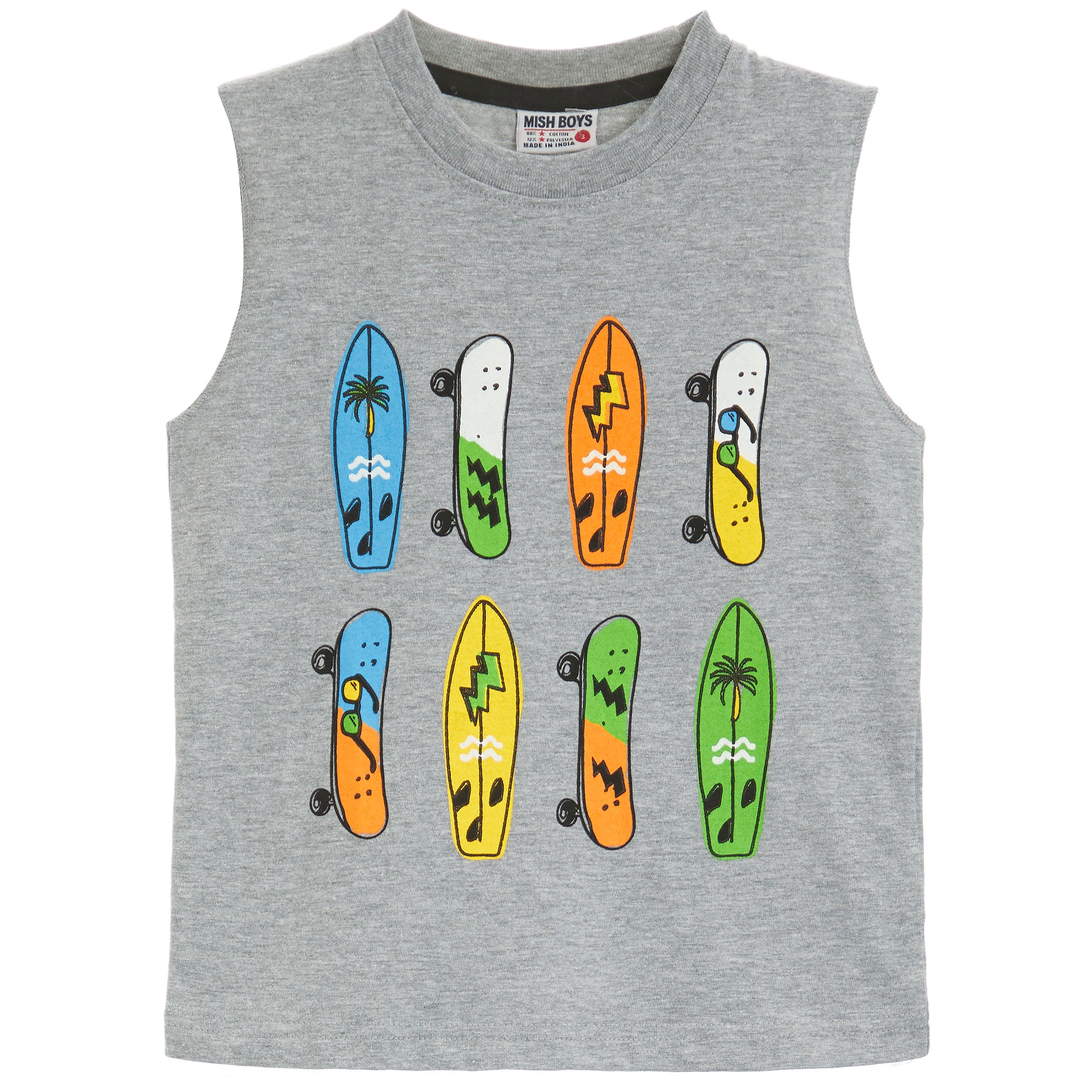 Sleeveless Skate Grid