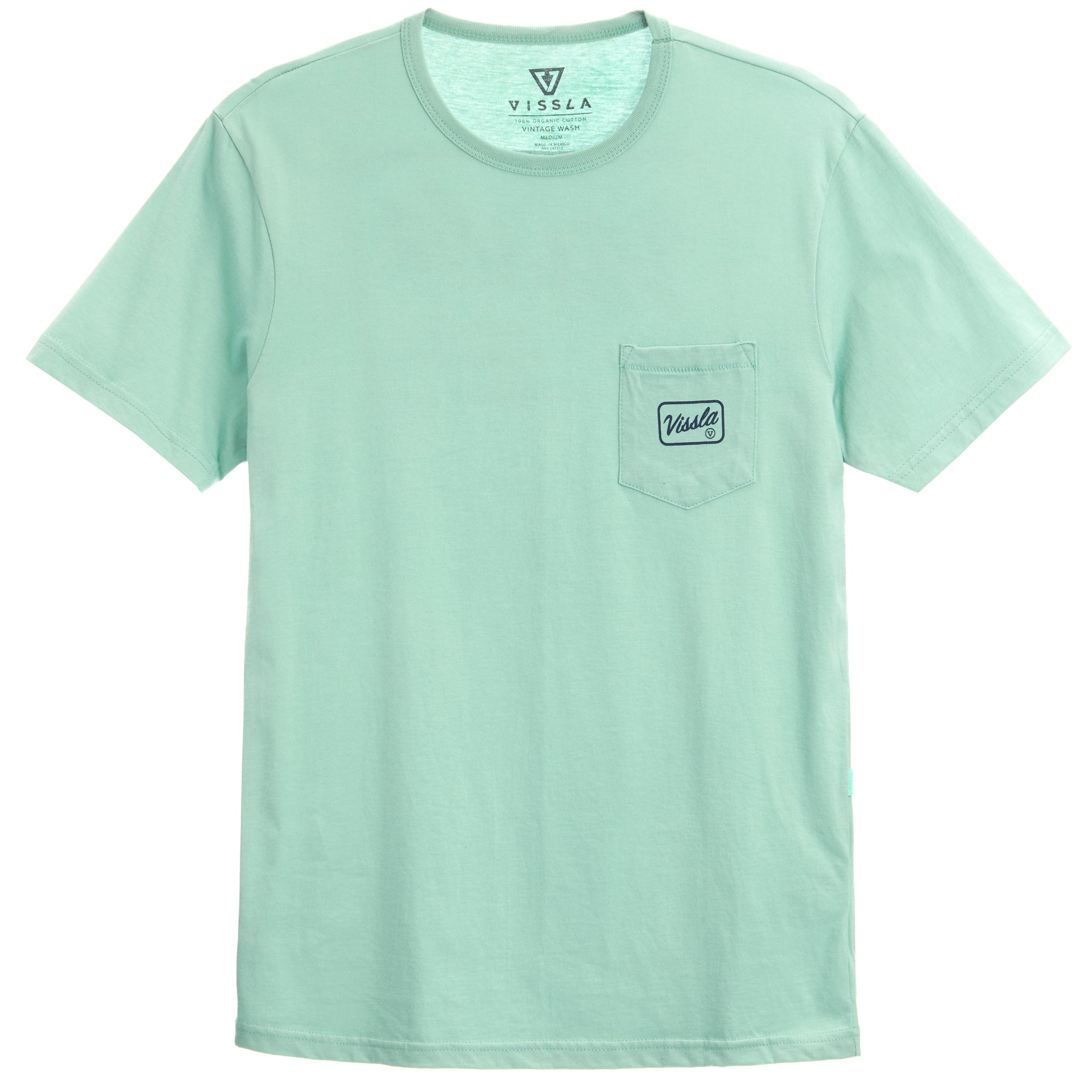 Script Organic Pocket Tee