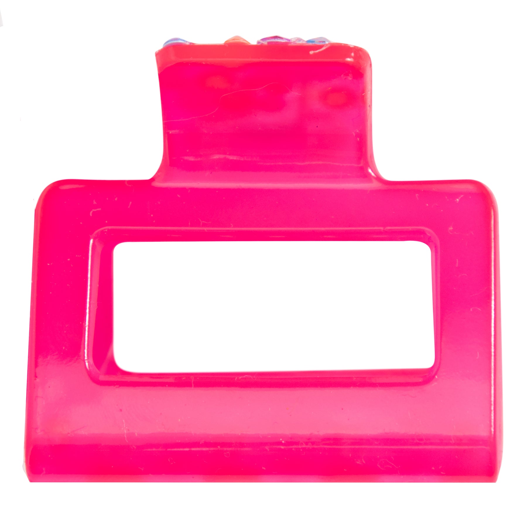 Tonal Neon Rhinestone Claw Clip