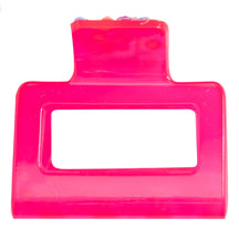 Tonal Neon Rhinestone Claw Clip