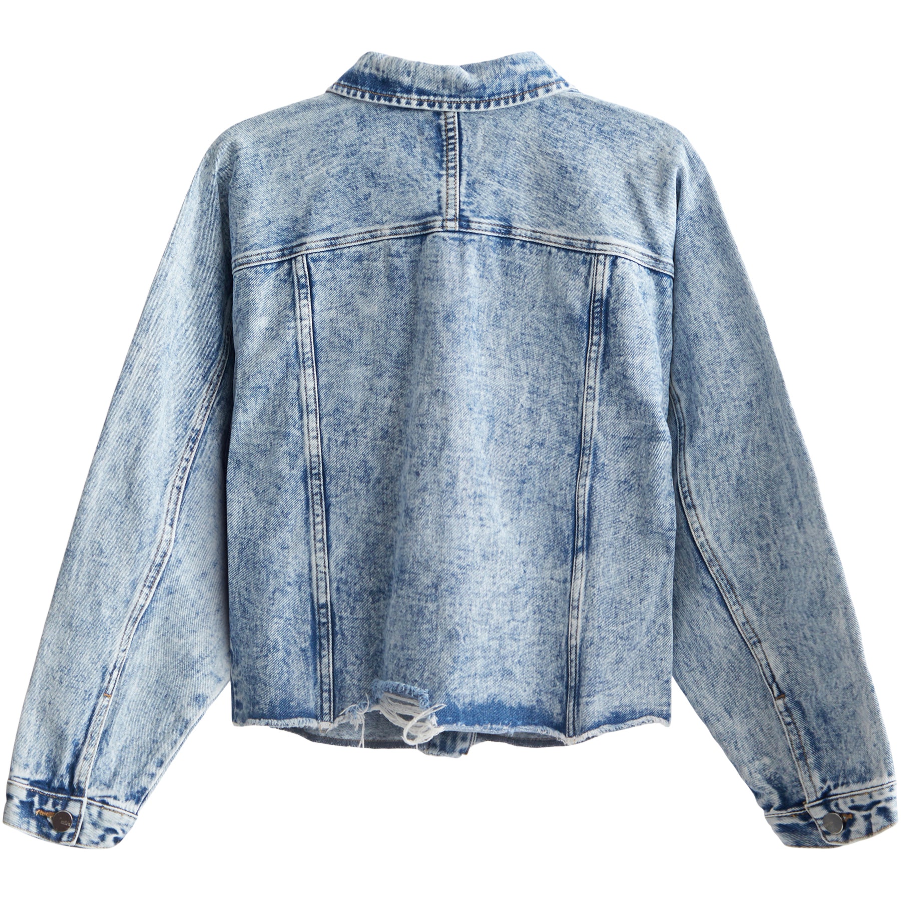Raglan Sleeve Denim Jacket