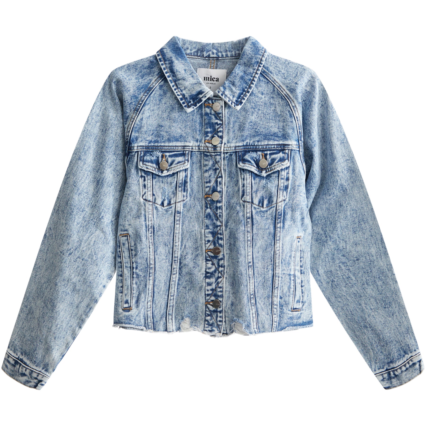 Raglan Sleeve Denim Jacket