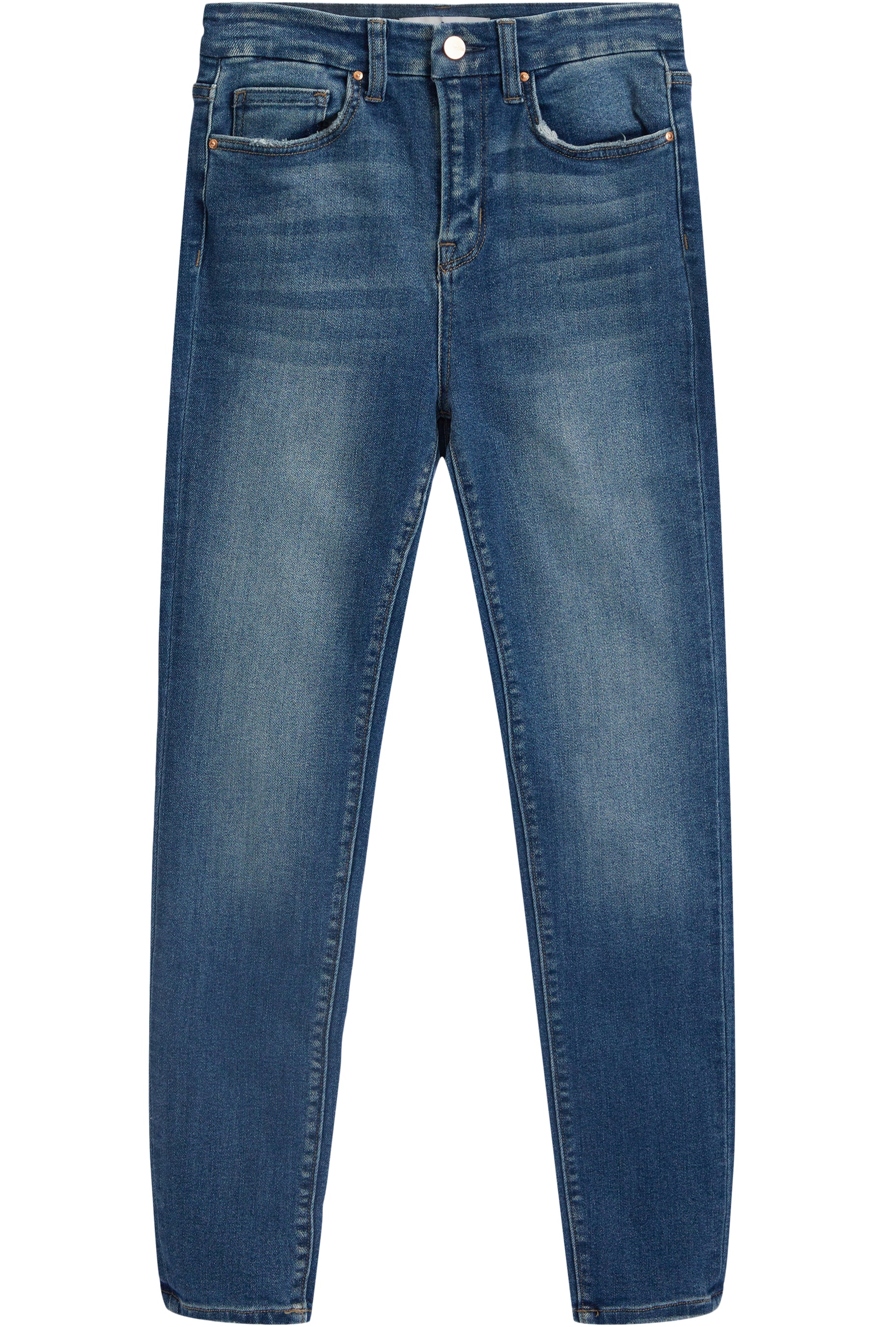 High Rise Ankle Skinny