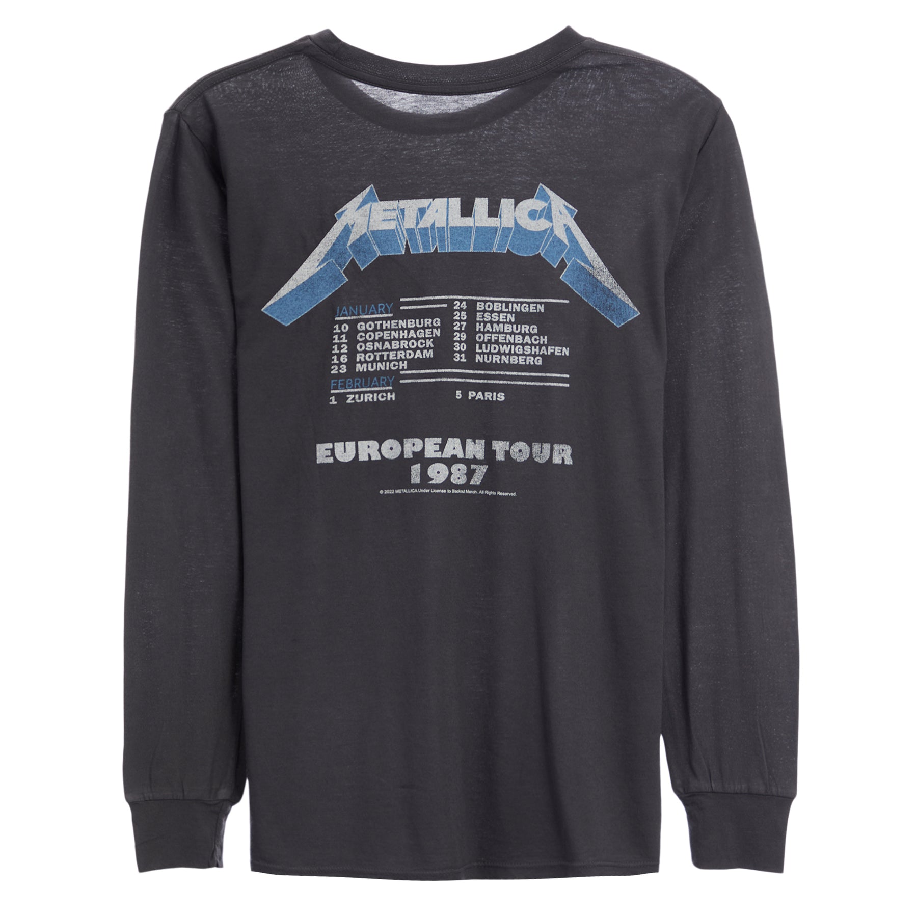 Metallica Unisex L/S Tee Off Black