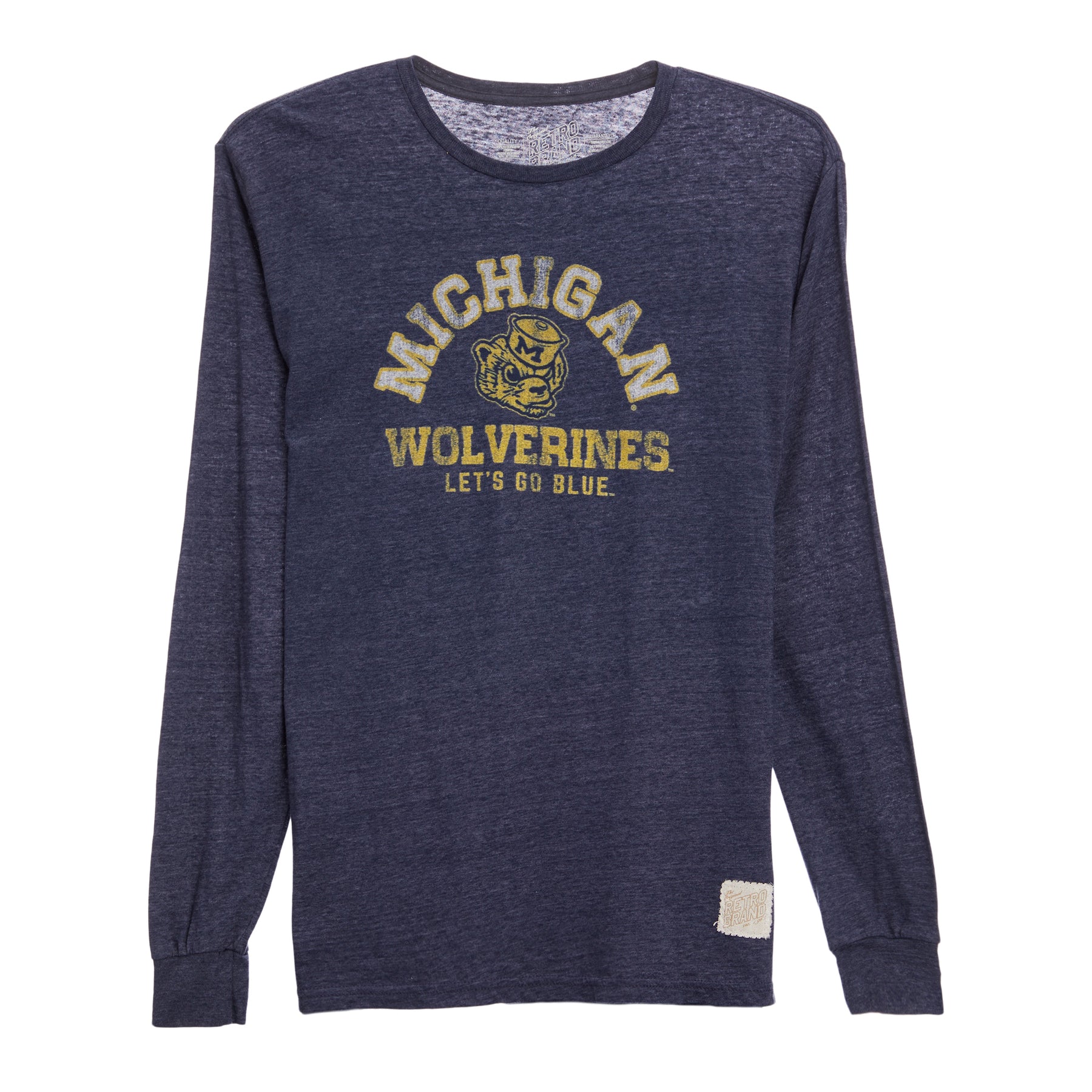 L/S Michigan Streaky Navy