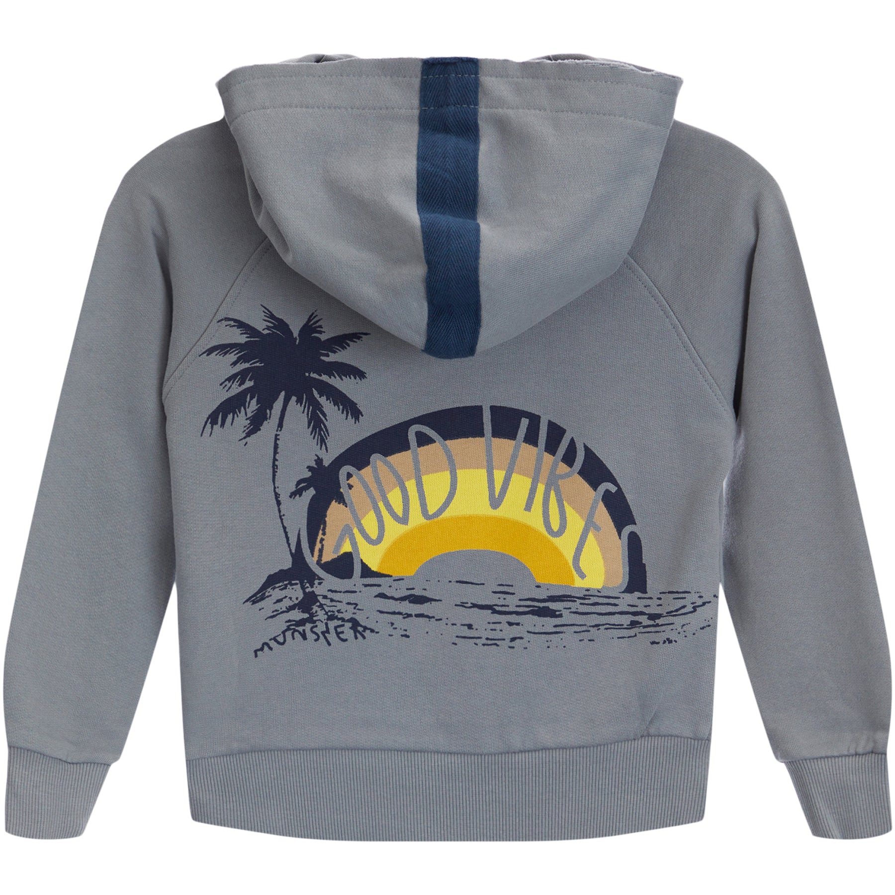 Good Vibes Hoody Mid Blue