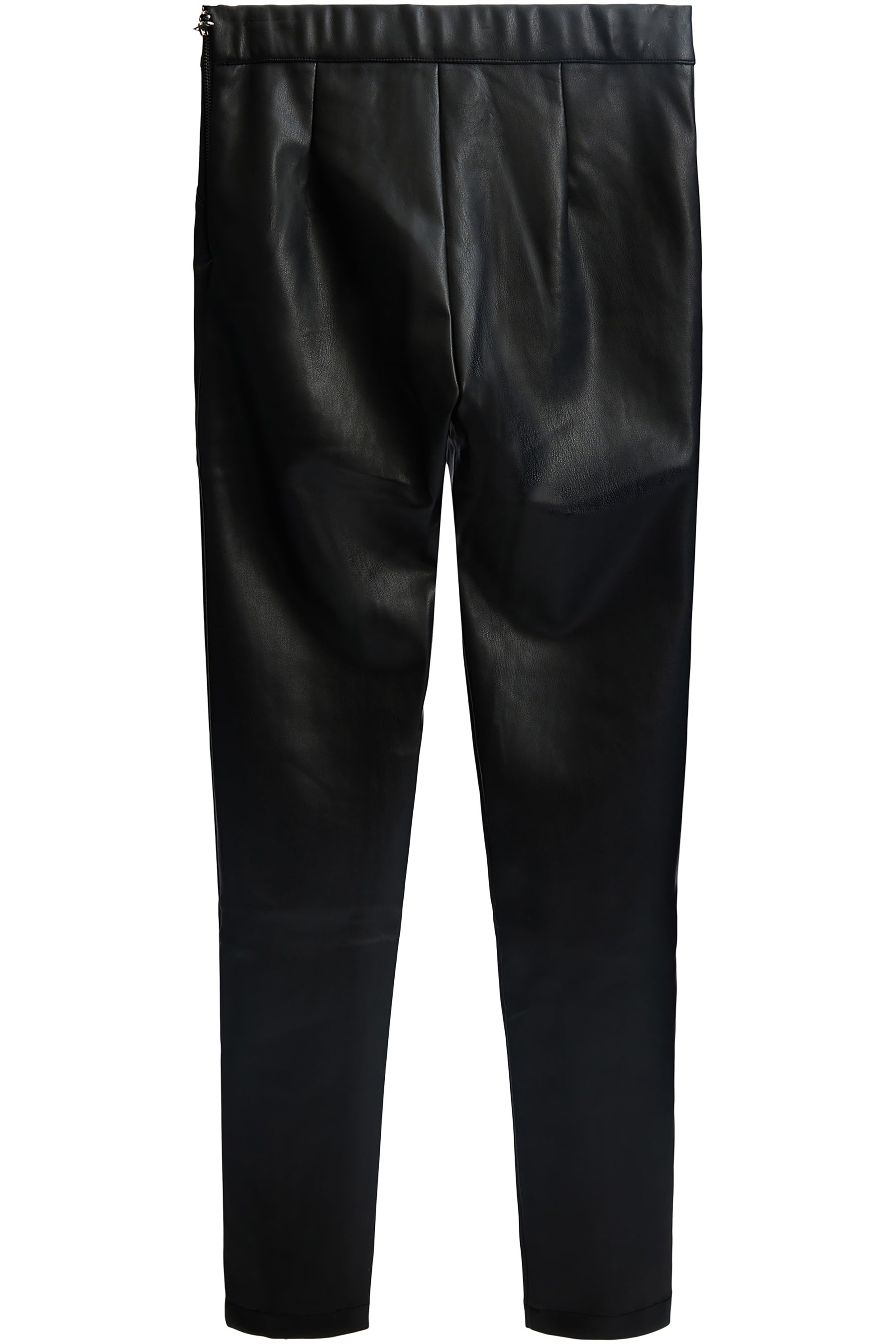 Vegan Pants With Zipper Slit