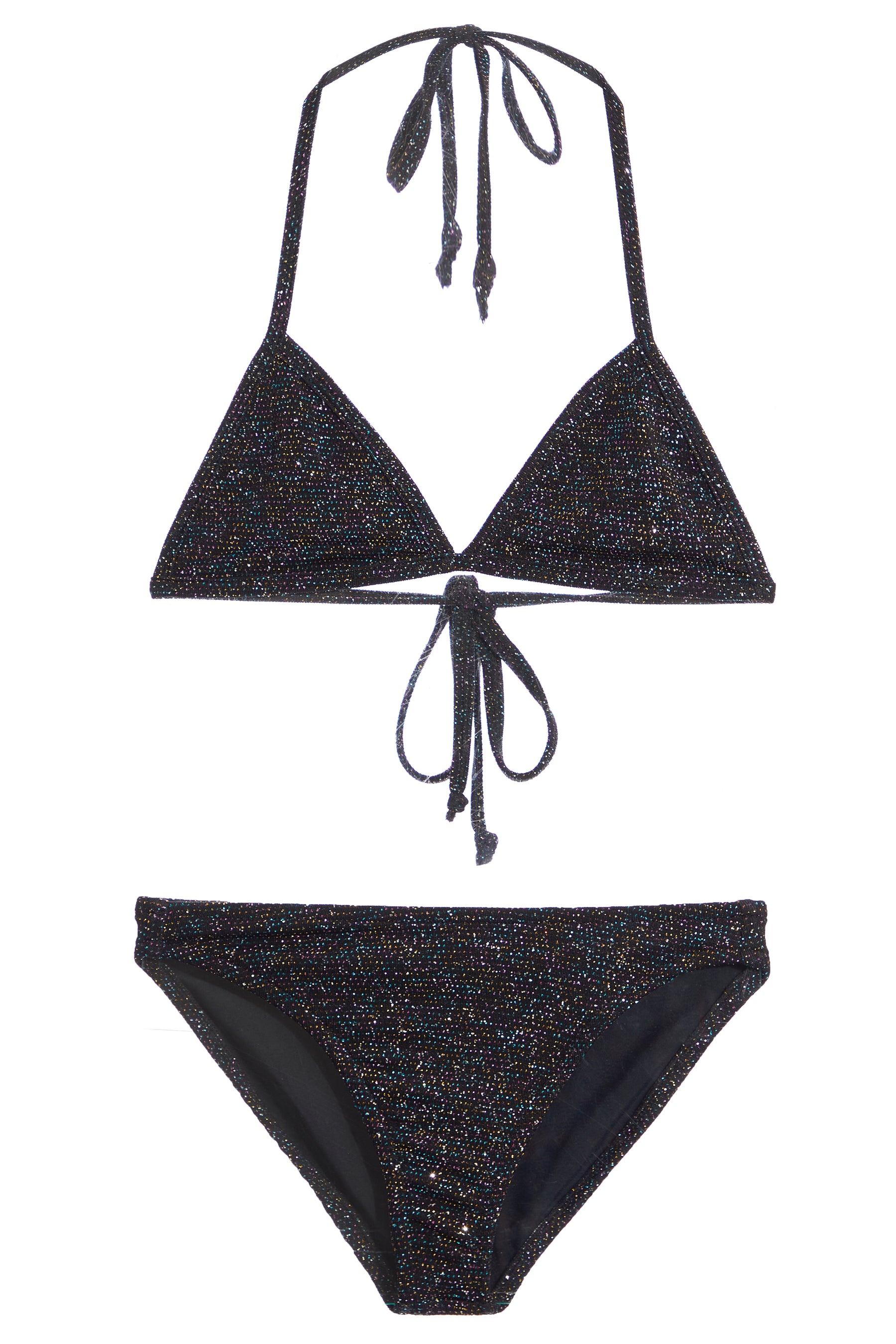 Multi Sparkle Triangle Bikini