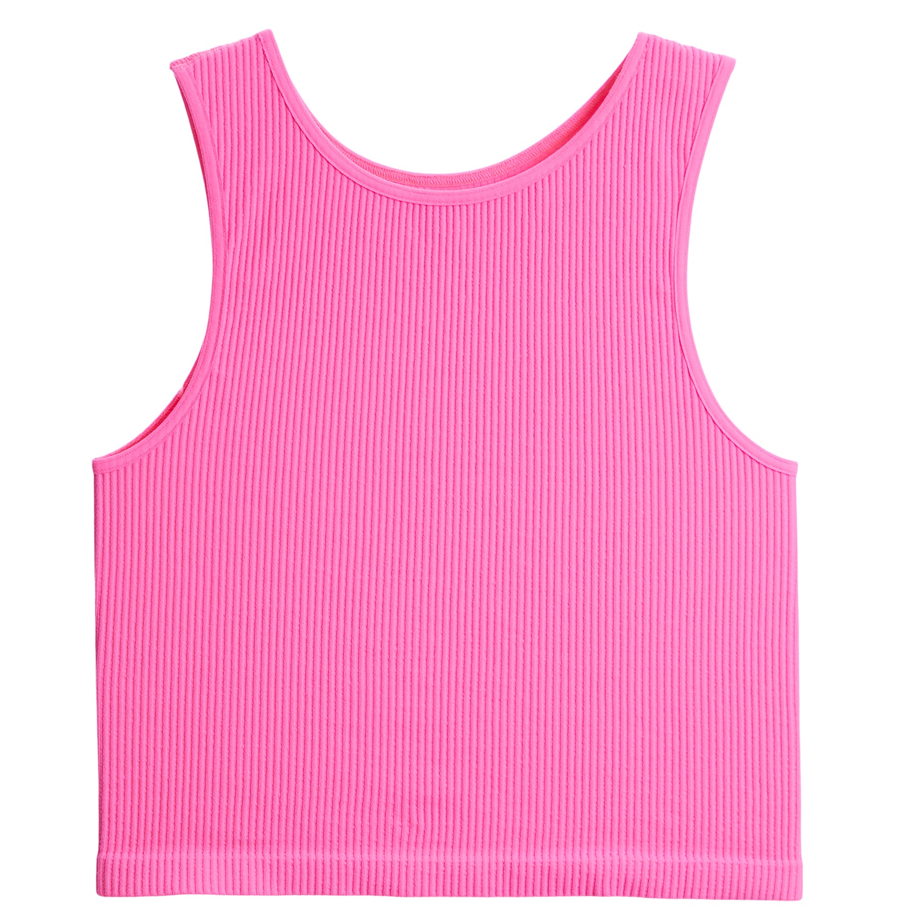 Ribbed Crop Tank Top