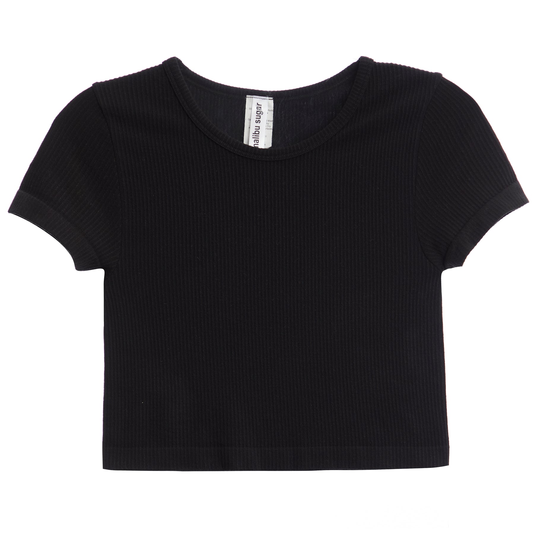 Short Sleeve Ribbed Tee