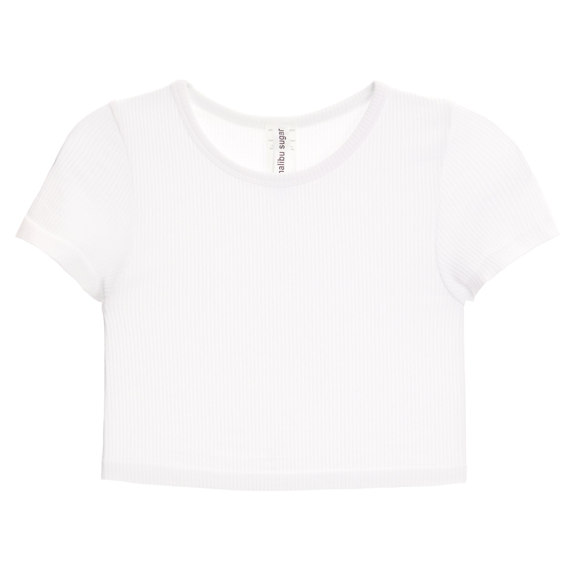 Short Sleeve Ribbed Tee