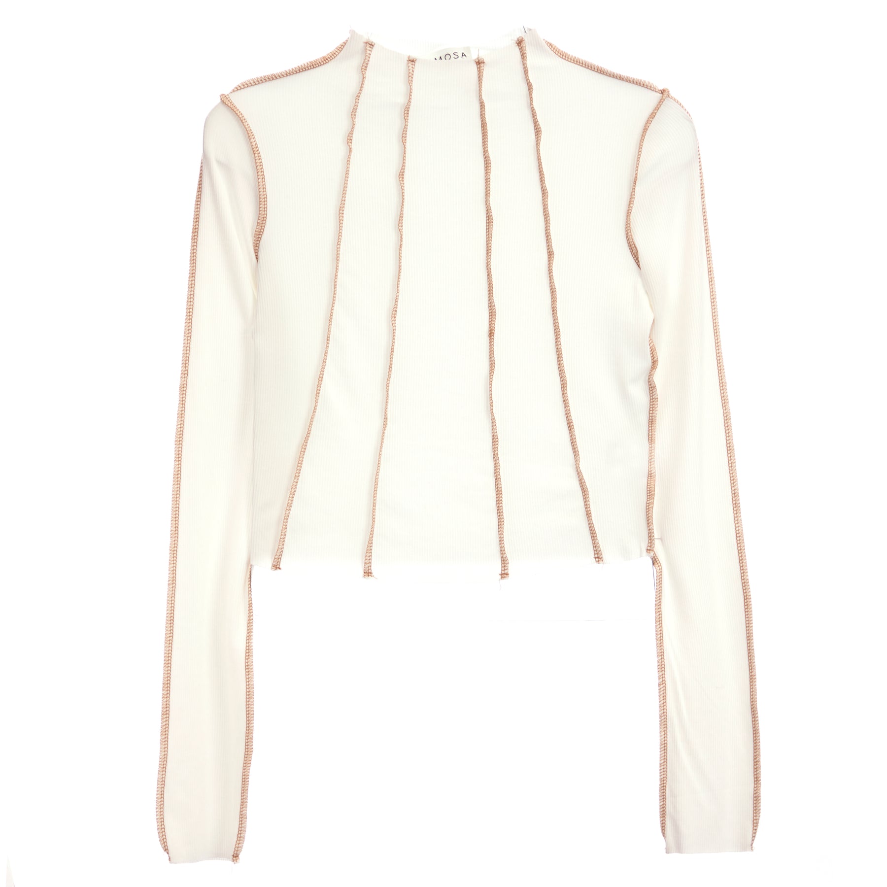 Merrow Edge Mock Neck Top