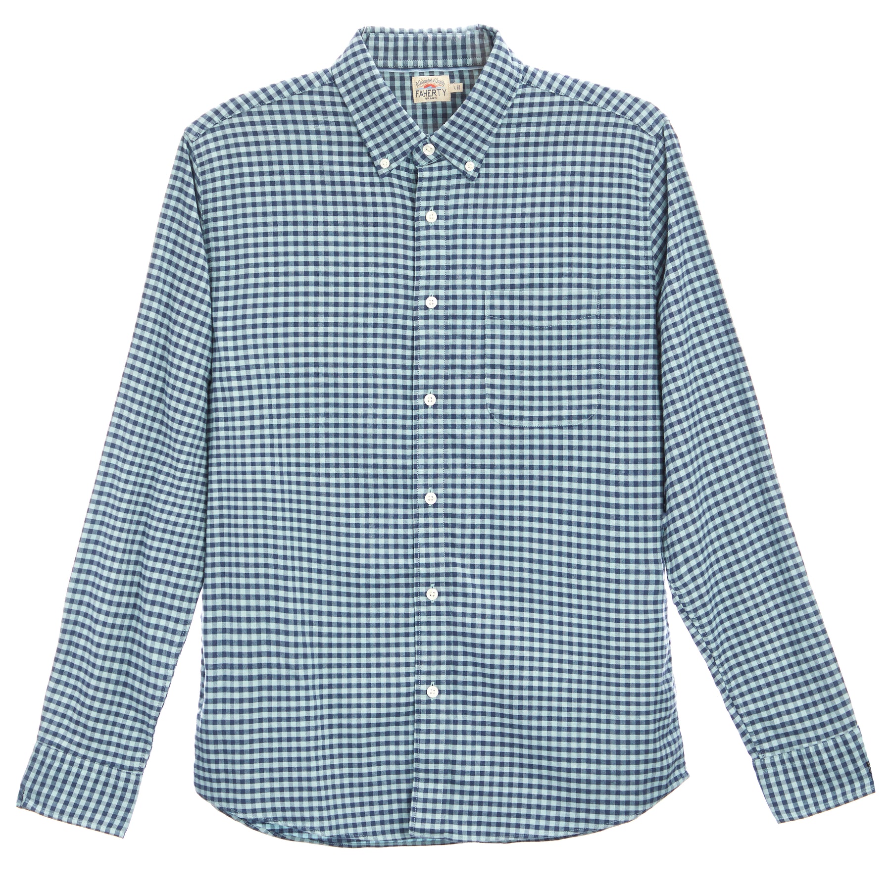 Stetch Oxford Shirt Ocean Teal