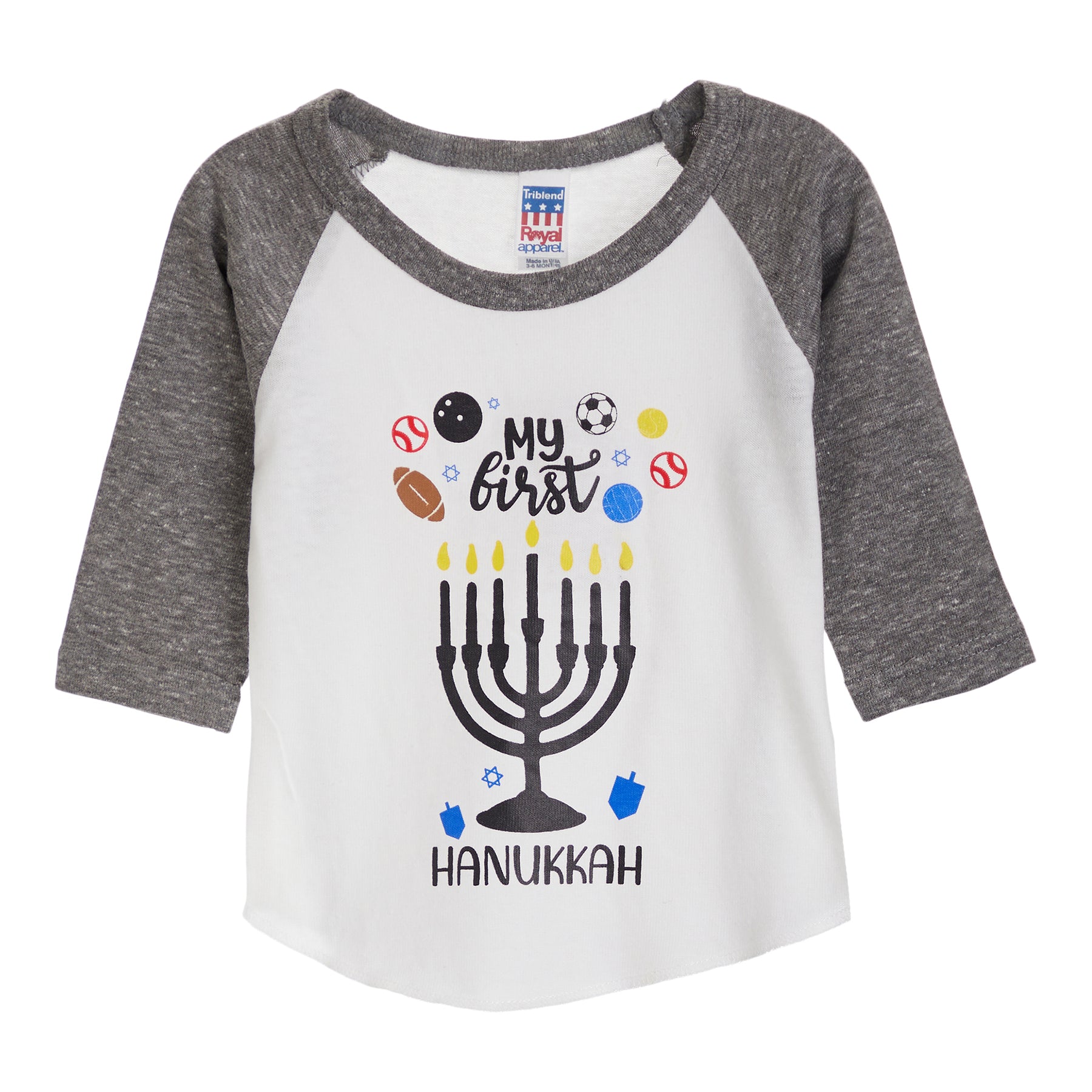 My 1st Hanukkah Raglan