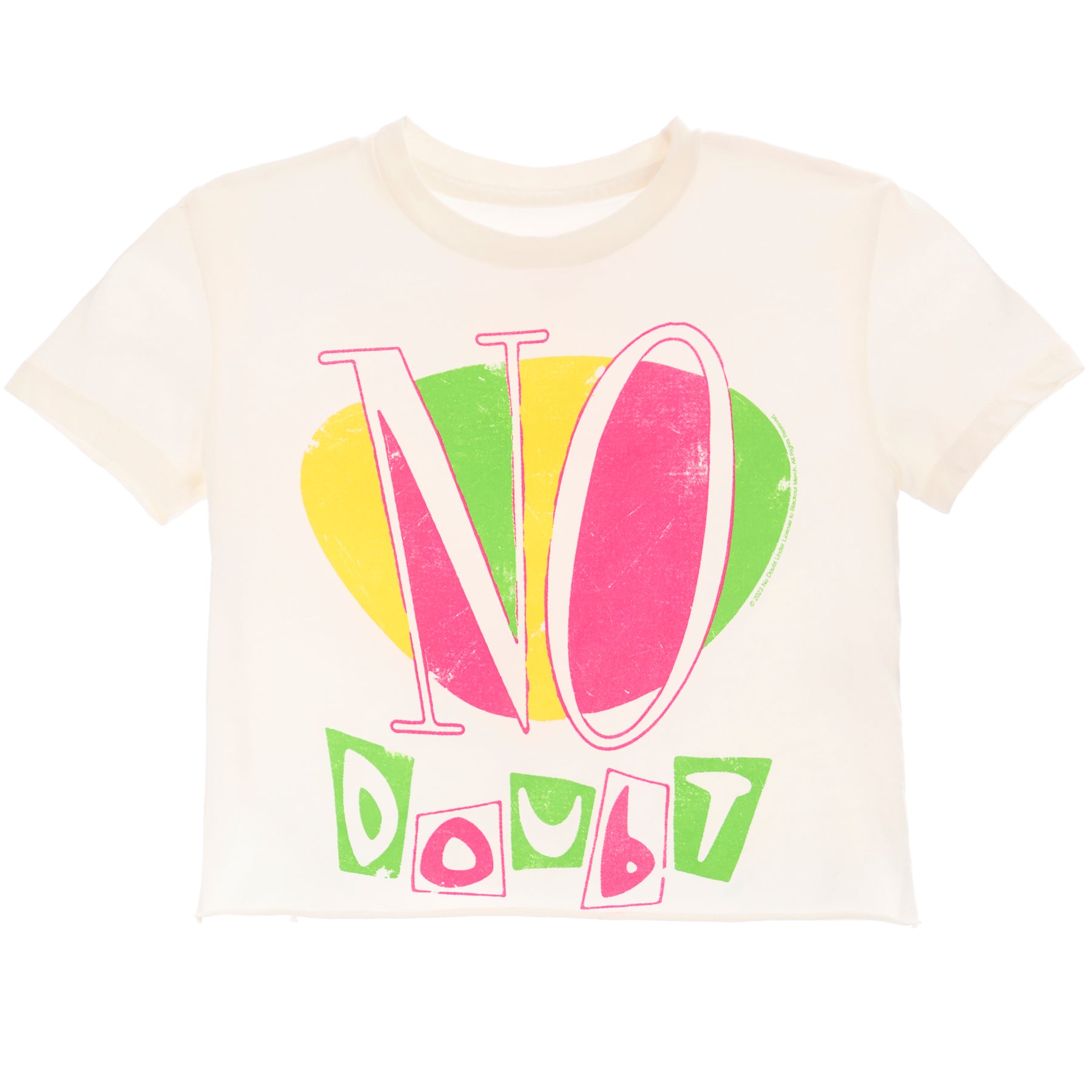 No Doubt Not Quite Crop Tee