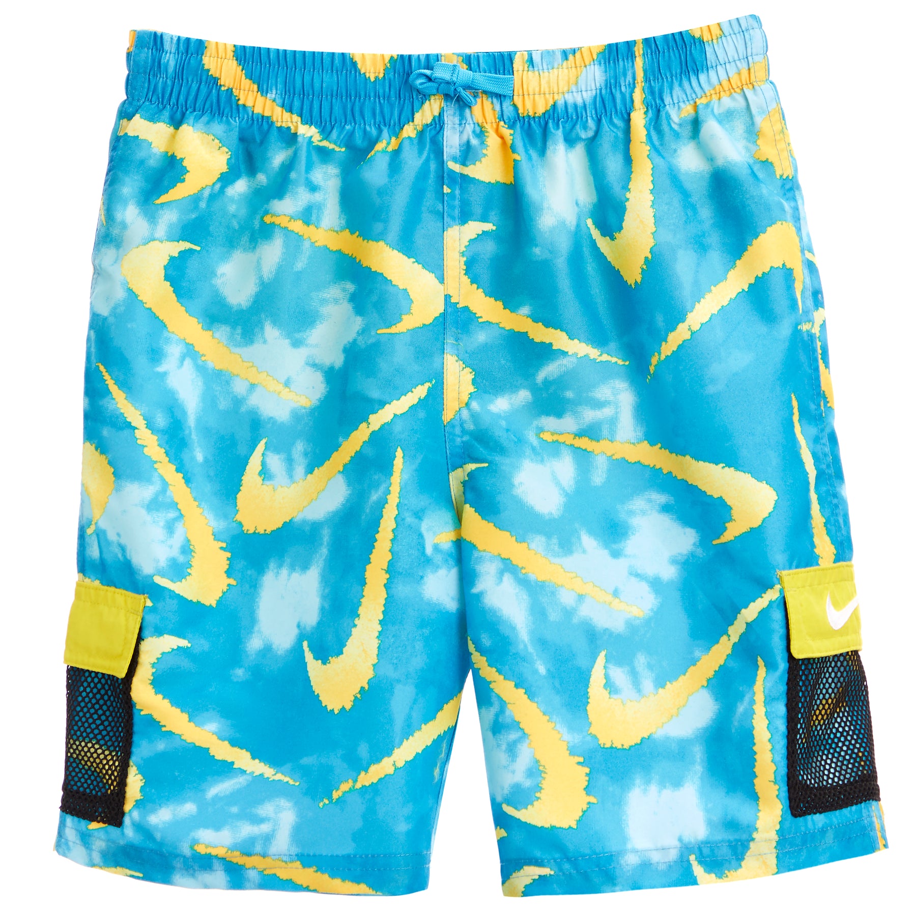 Nike Tie Dye Swoosh Blue Lighting