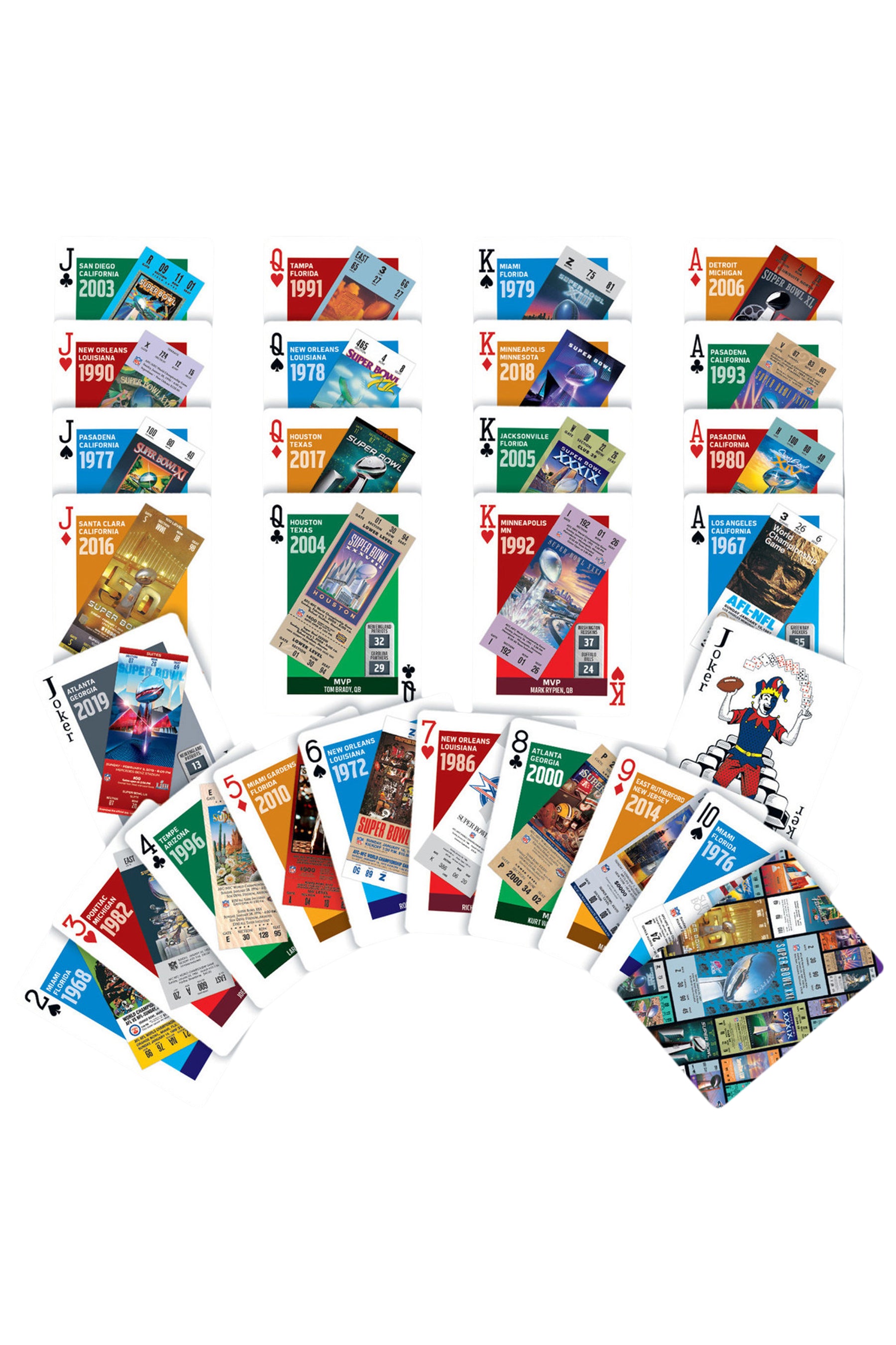 NFL Superbowl Playing Cards
