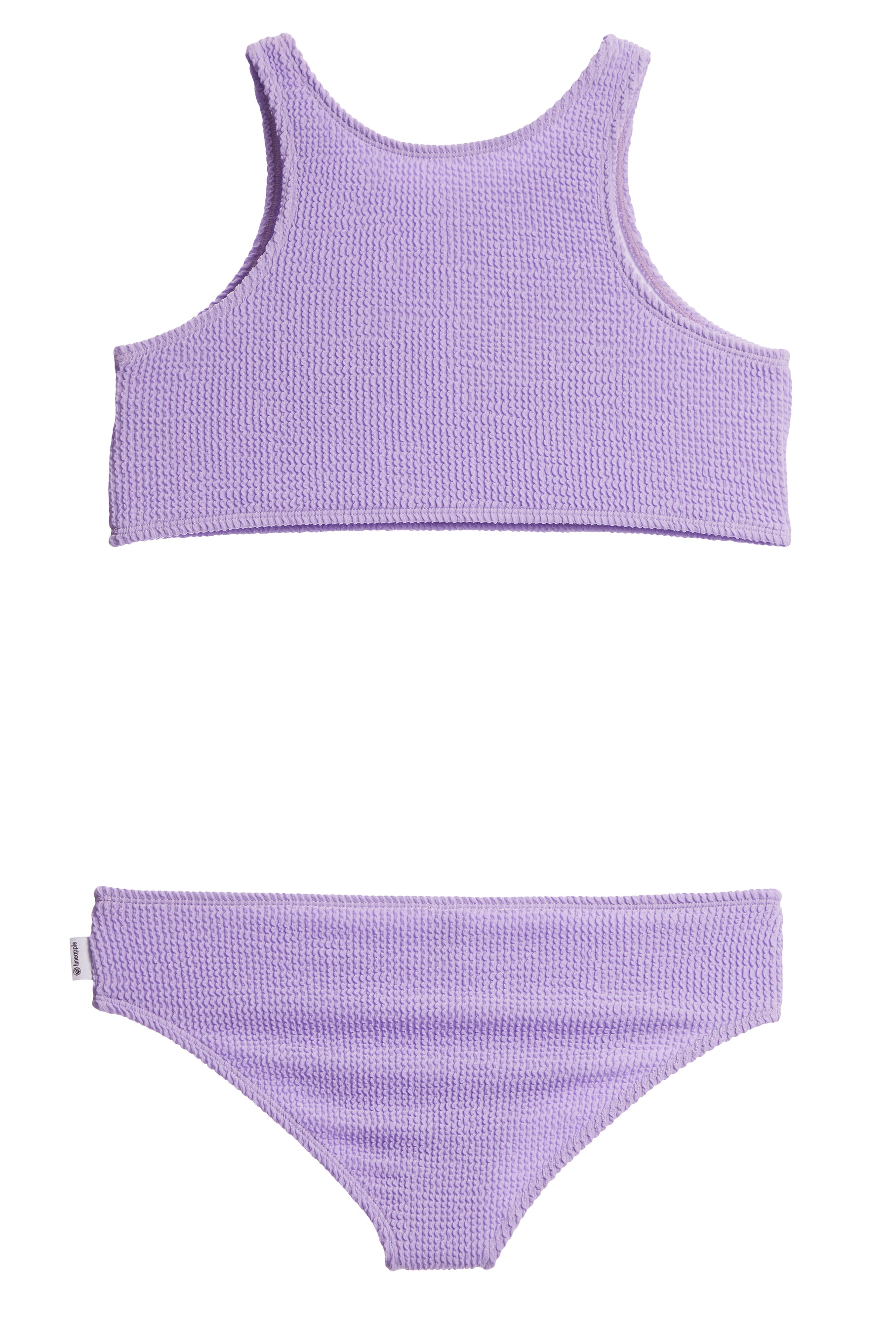 Nicole Textured High Neck Bikini