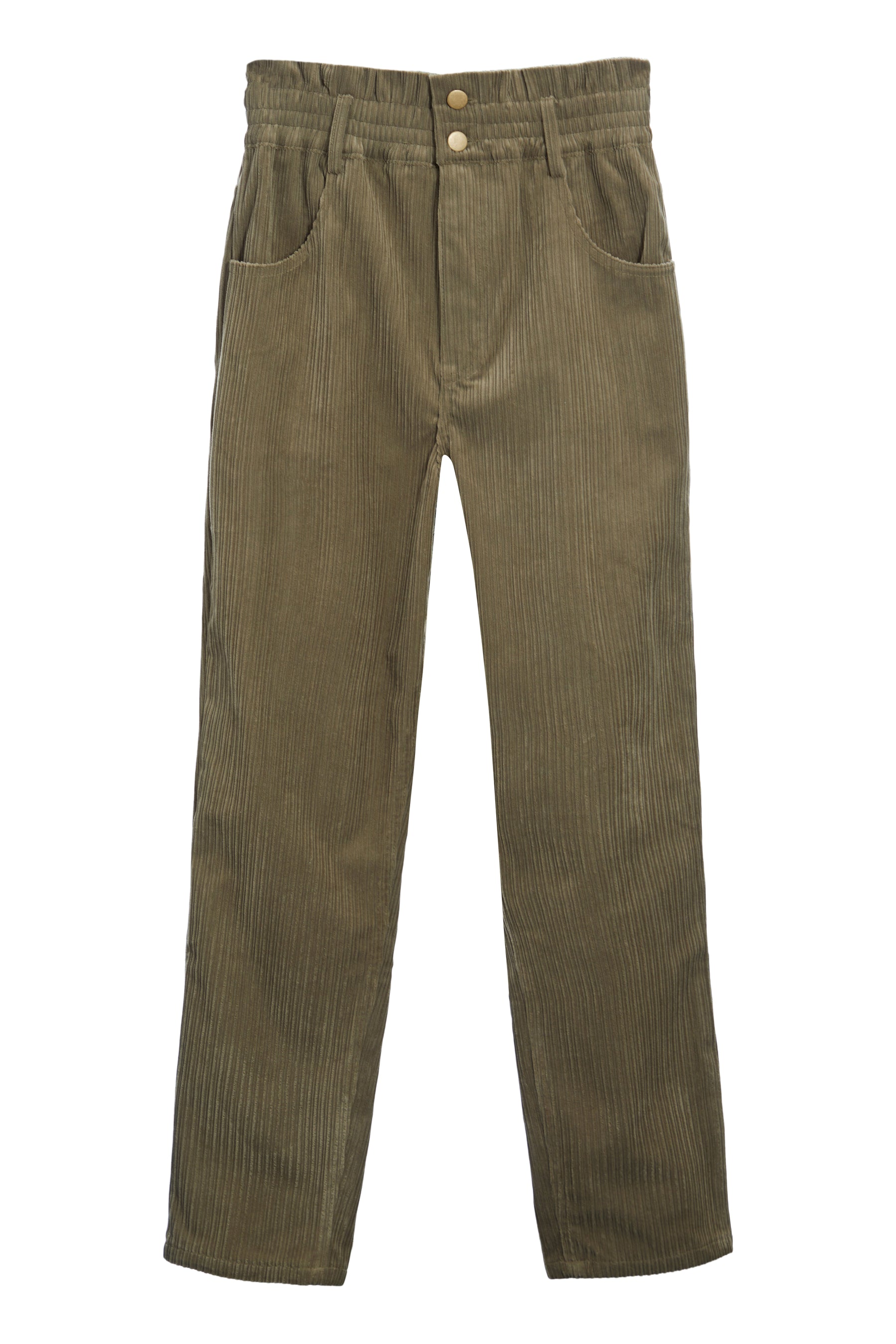 Paperbag Corduroy Pants