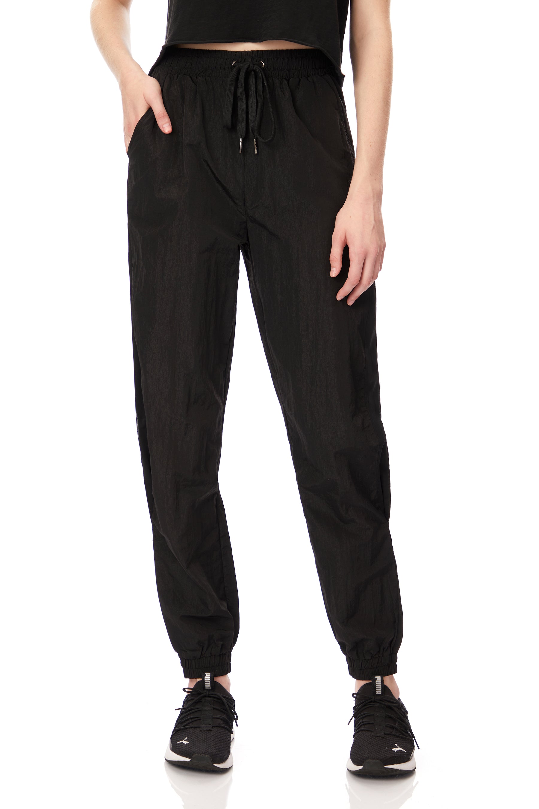 Suede Joggers