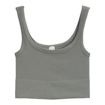 Chevron Ribbed Crop Top